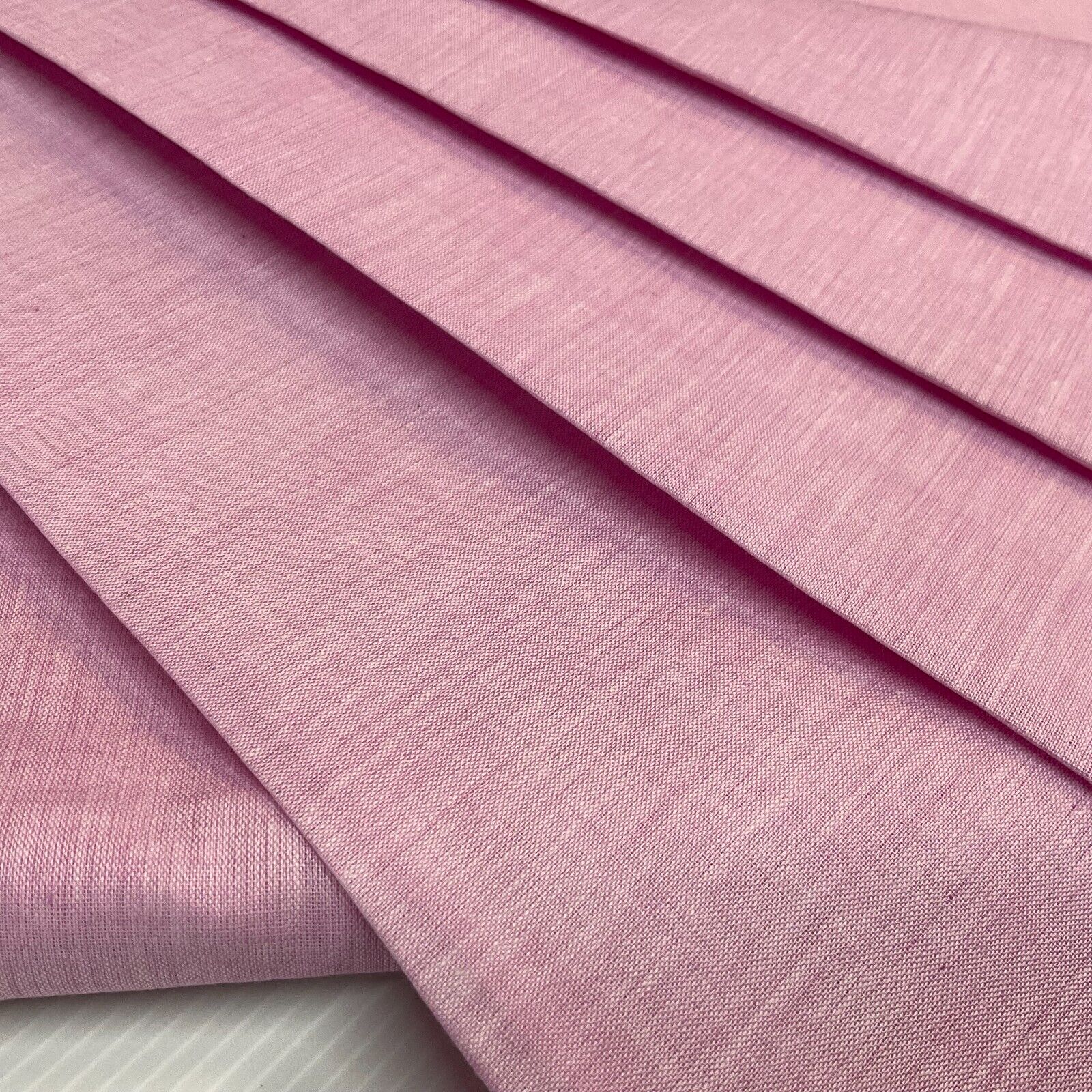 Plain Summer Pastel Linen Look dress fabric 44 inches wide M1726