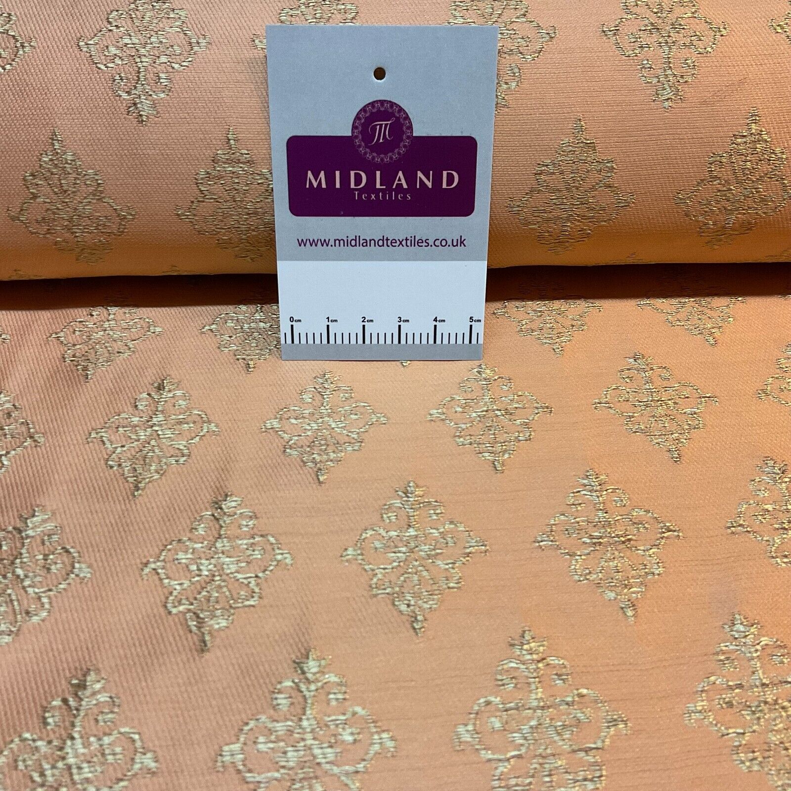 Indian Banarsi fabric Brocade Gold Ornate wedding 150cm wide M1727