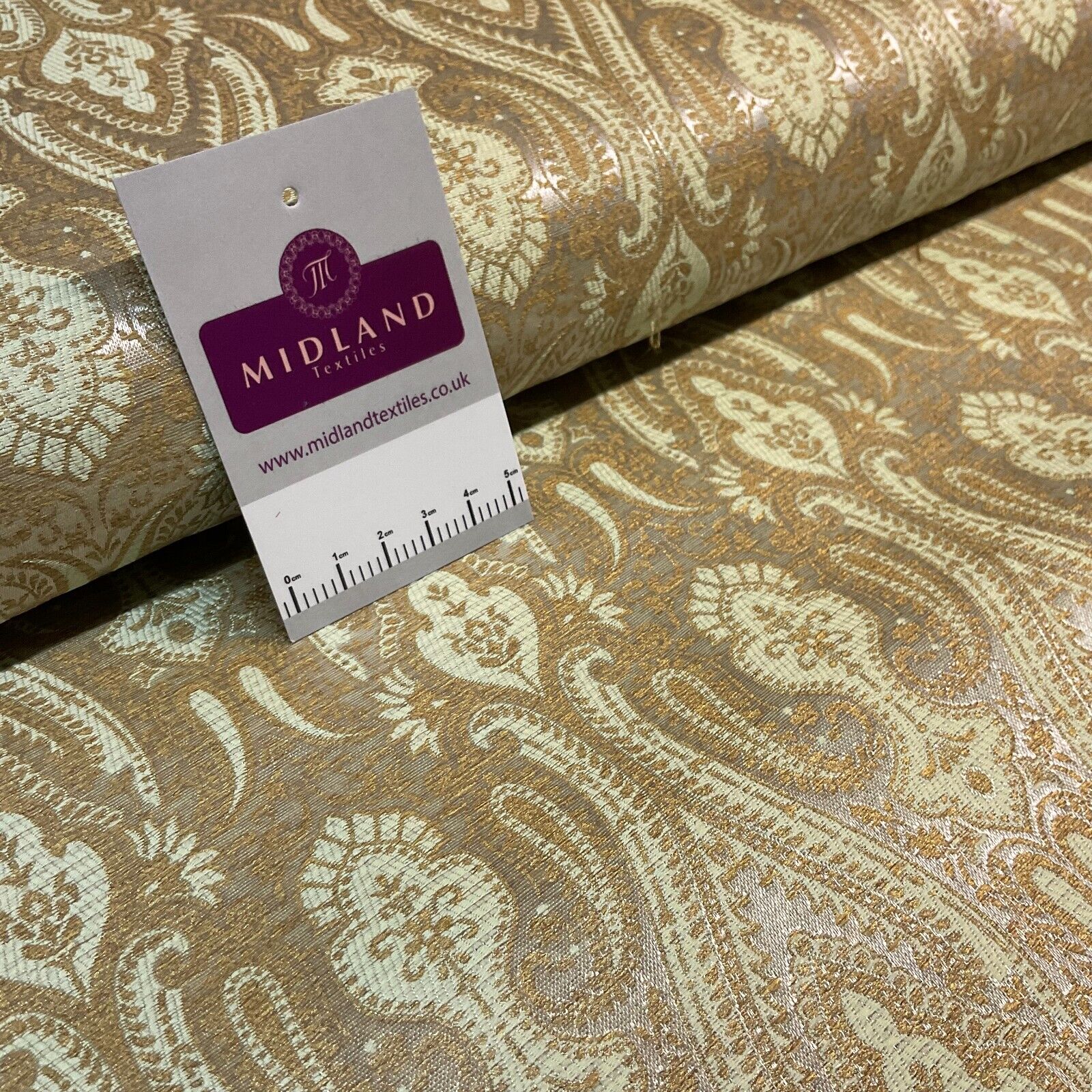 Indian Banarsi Brocade wedding double paisley ornate fabric 150cm wide M1728