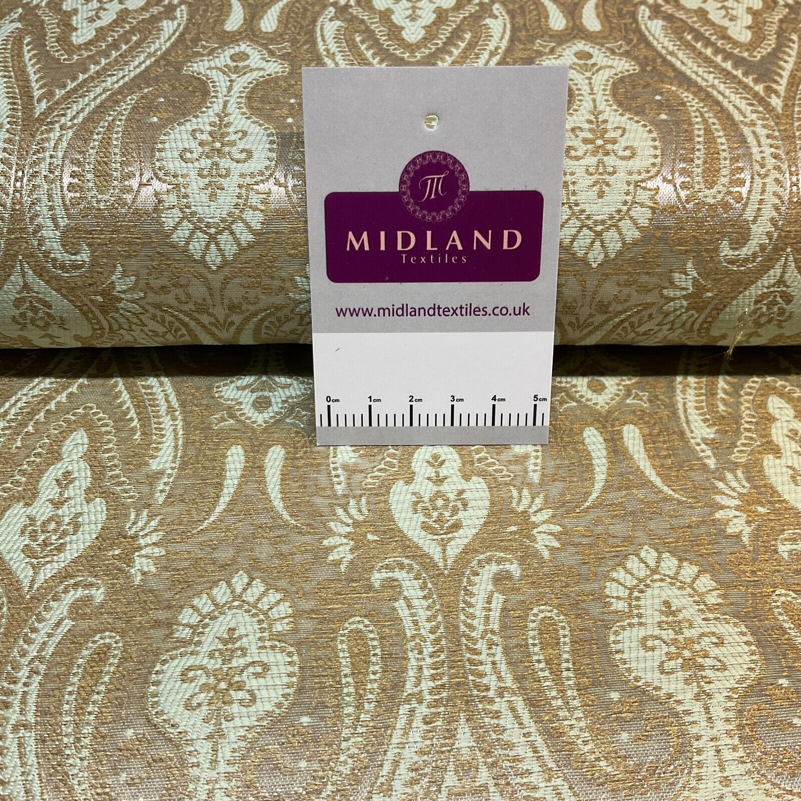 Indian Banarsi Brocade wedding double paisley ornate fabric 150cm wide M1728