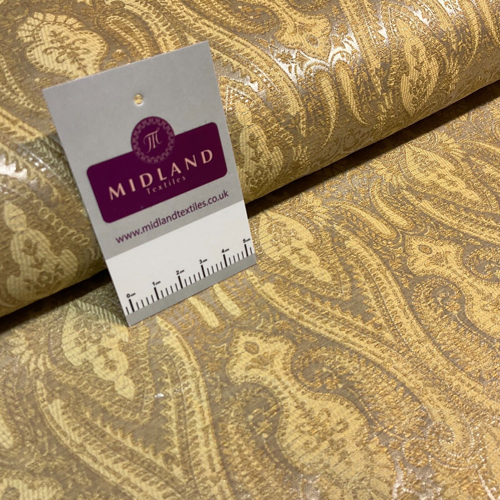 Indian Banarsi Brocade wedding double paisley ornate fabric 150cm wide M1728