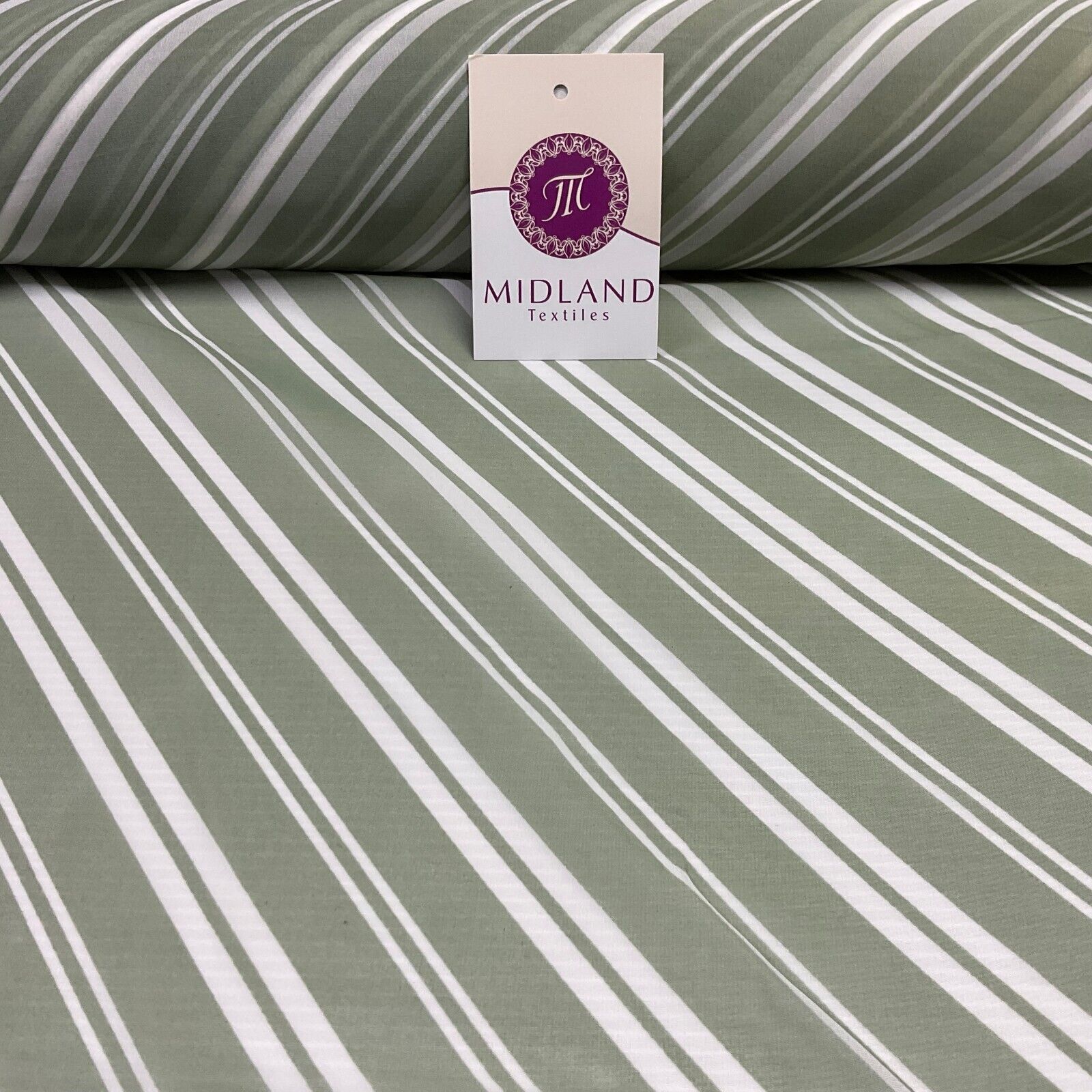 Diagonal Striped Chiffon Sheer, Flowy dress blouse fabric 58 inches wide M1746