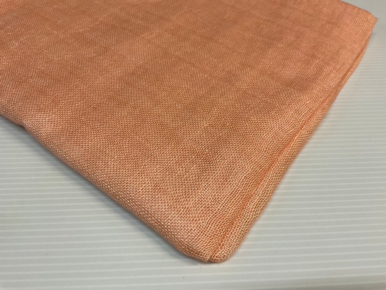 Plain Linen effect soft lightweight scarf wrap M1779