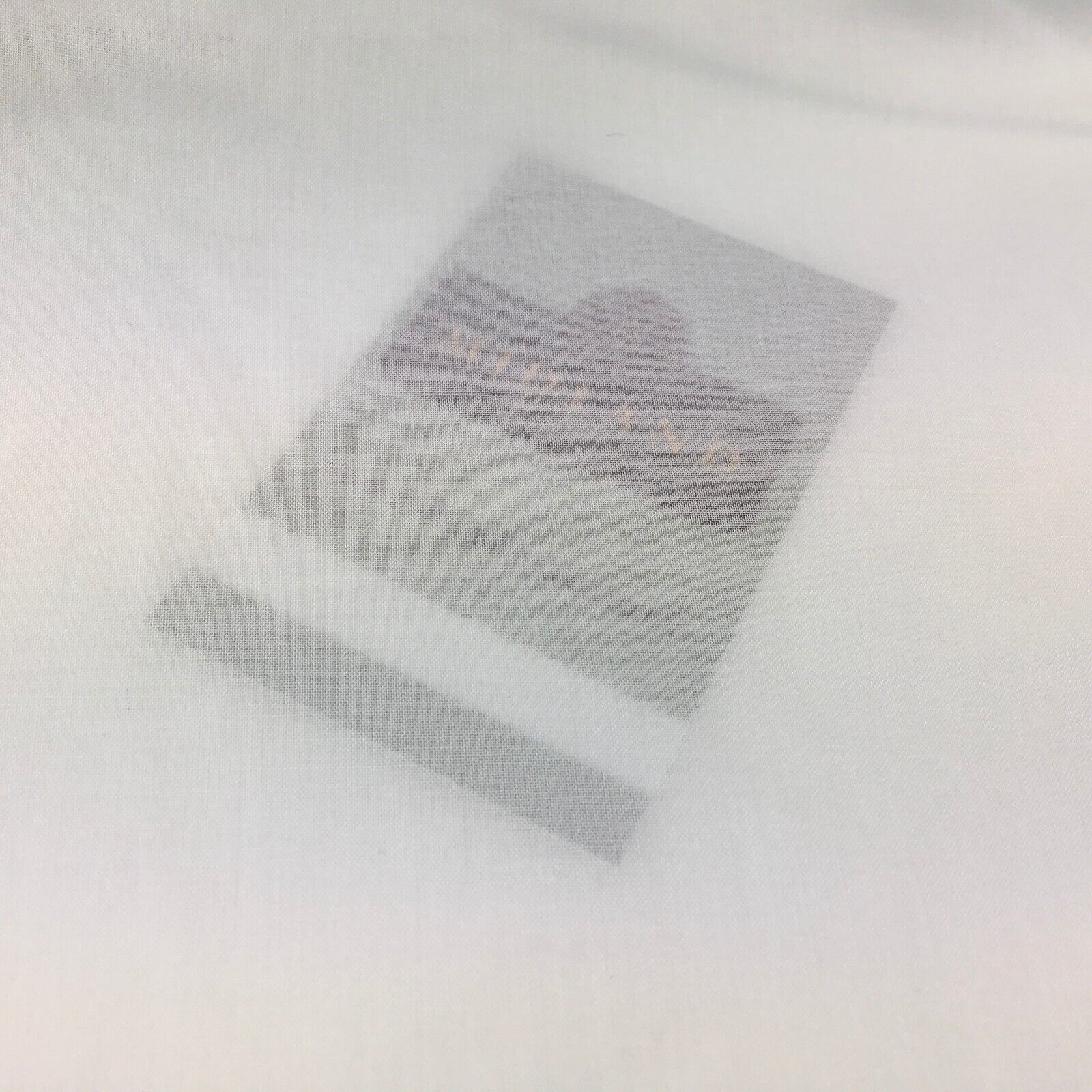 Plain White 100% Cotton sewing crafts soft dress fabric 110cm wide M1786