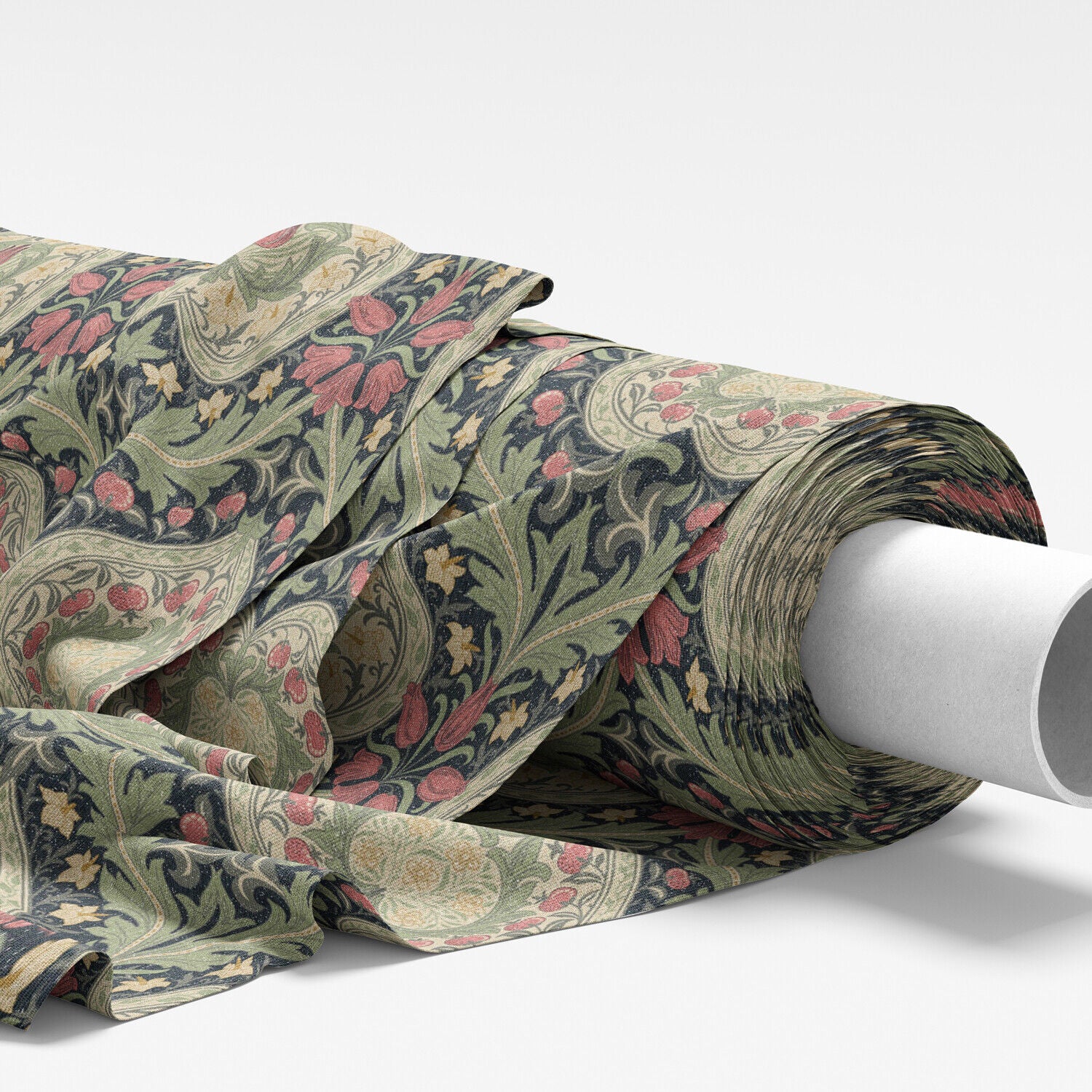 William Morris Ornamental Upholstery Furniture Curtain cushion fabric M1793