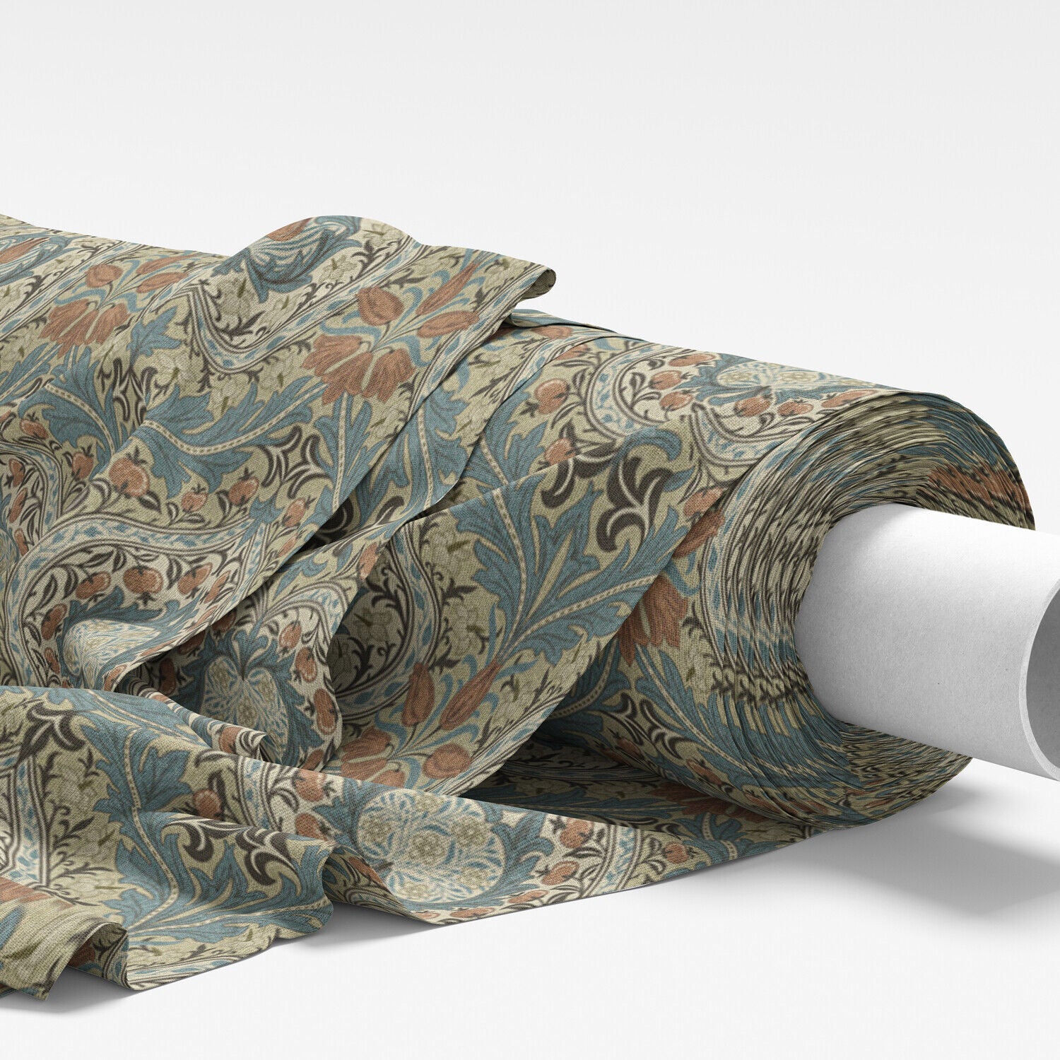 William Morris Ornamental Upholstery Furniture Curtain cushion fabric M1793