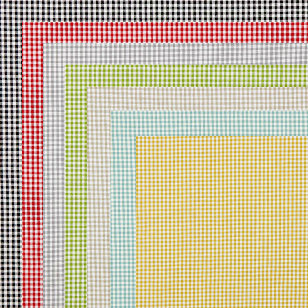 3mm checkered square 100% Cotton check plaid Gingham fabric M1804