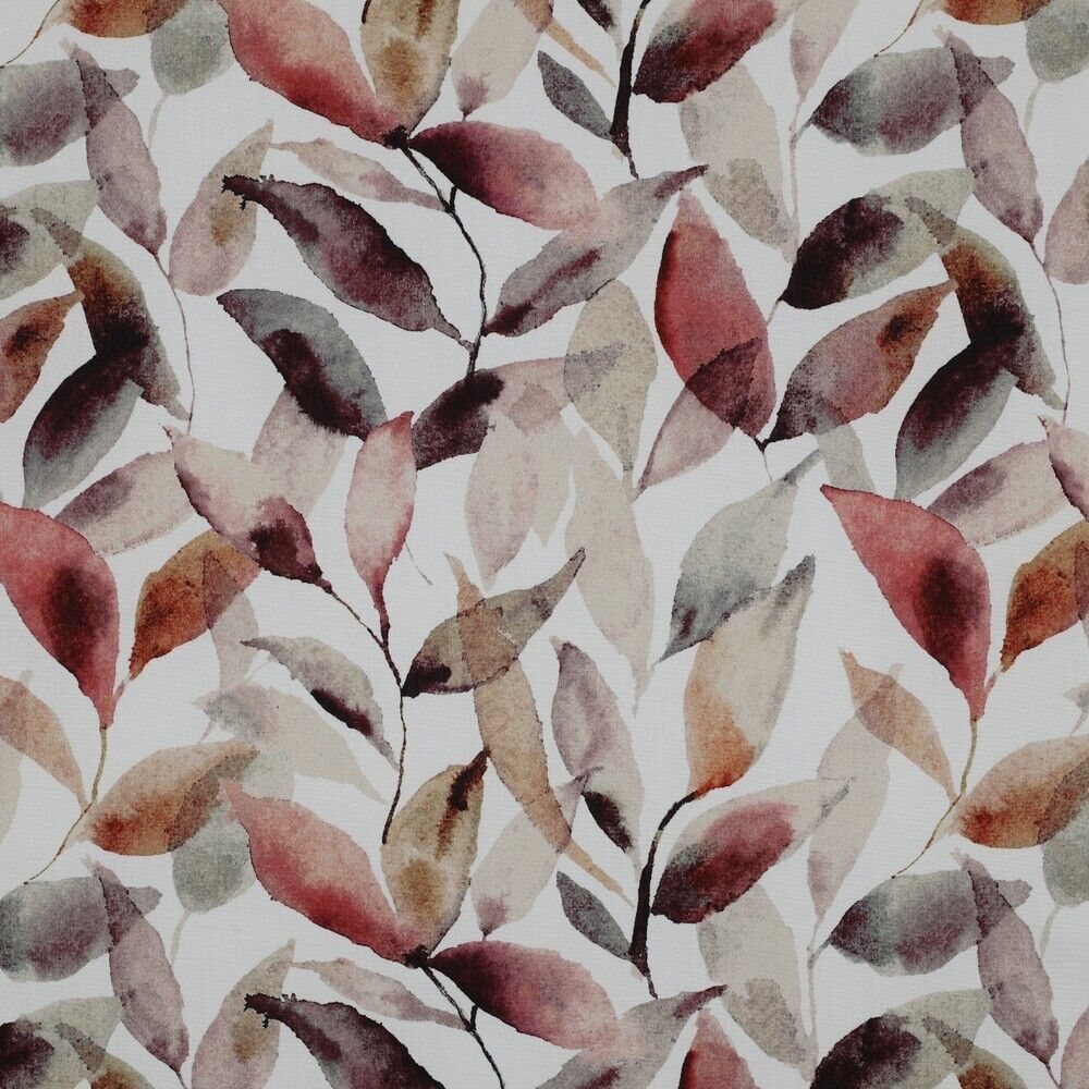 Fine Poplin 100% Cotton Leaves printed dress skirt Fabric M1803