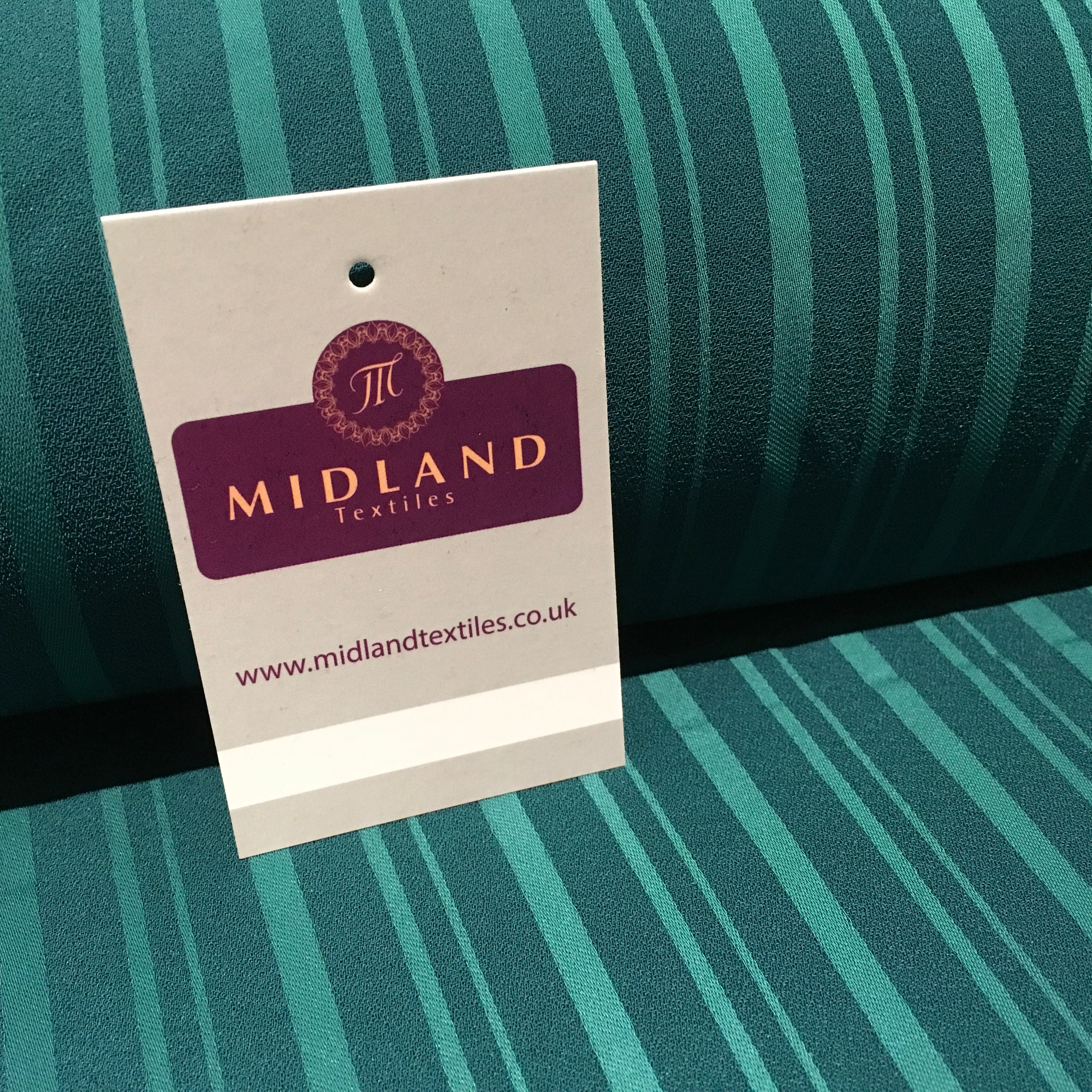 Striped Plain Heavy Georgette Fabric For Suiting & Abaya  58' M18