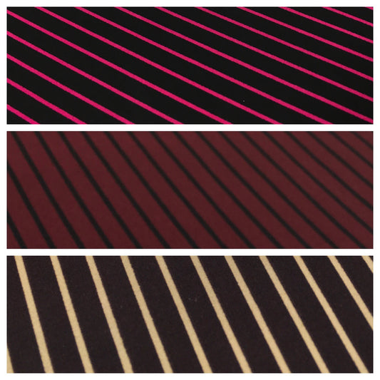 Striped one way Stretch Dress Fabric 45" wide M656 Mtex - Midland Textiles & Fabric