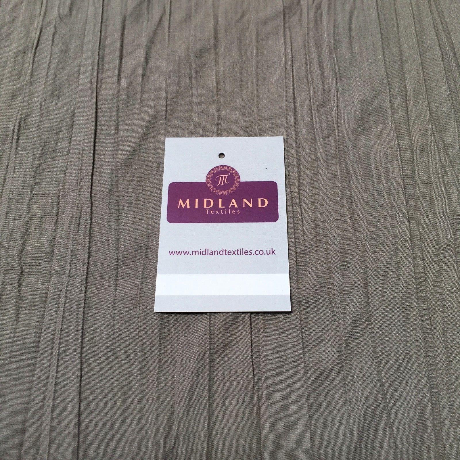 Creased Crushed Cotton Dress Fabric 50' Wide MK919 Mtex