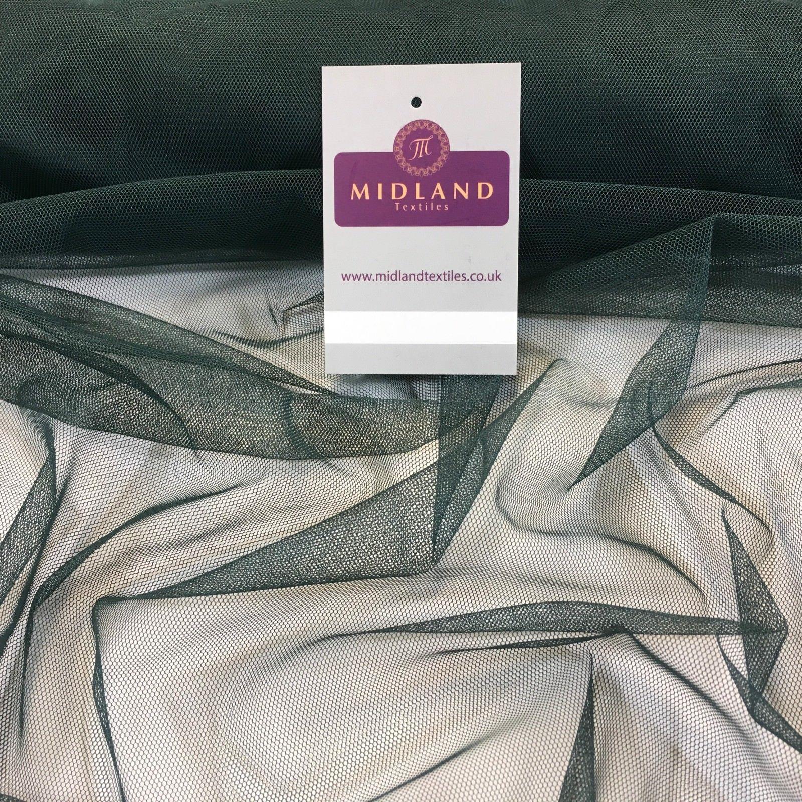 Plain Soft Tulle Dress Net Mesh Bridal Wedding Tutu Fabric 52' wide M506 Mtex