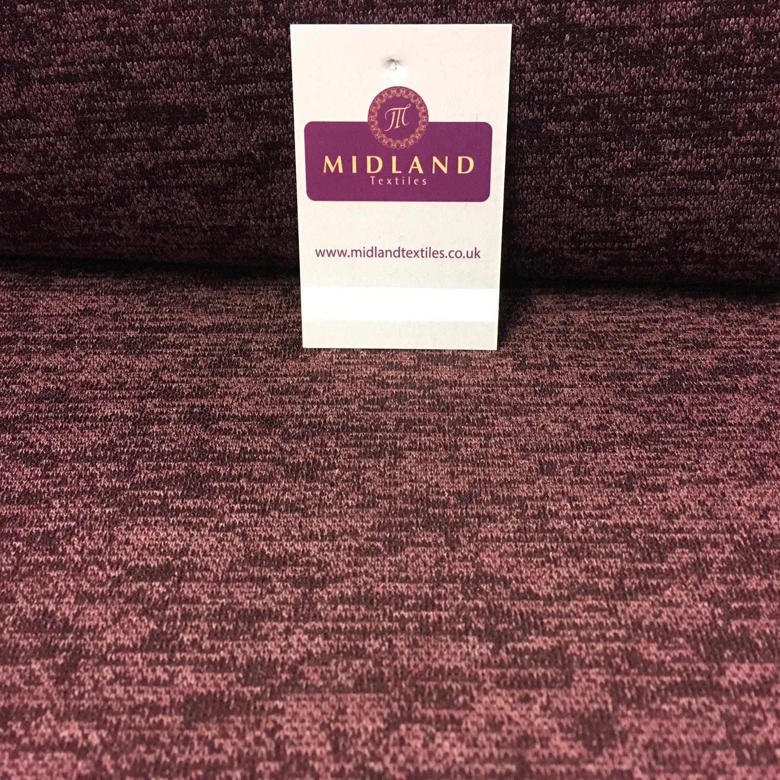 Melange Woolly Stretch knit Jersey knit Fabric 58' Wide MP962 Mtex