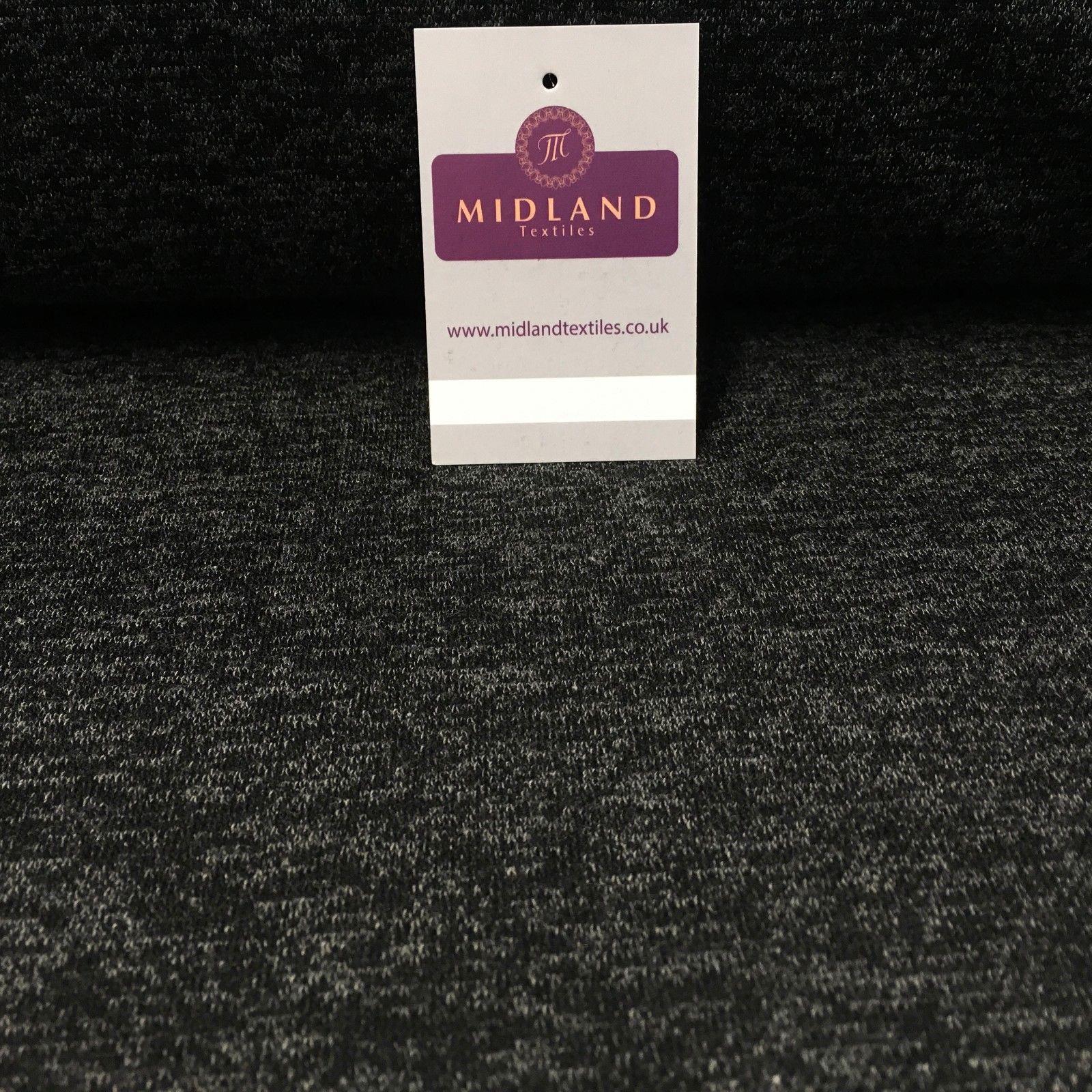 Melange Woolly Stretch knit Jersey knit Fabric 58' Wide MP962 Mtex