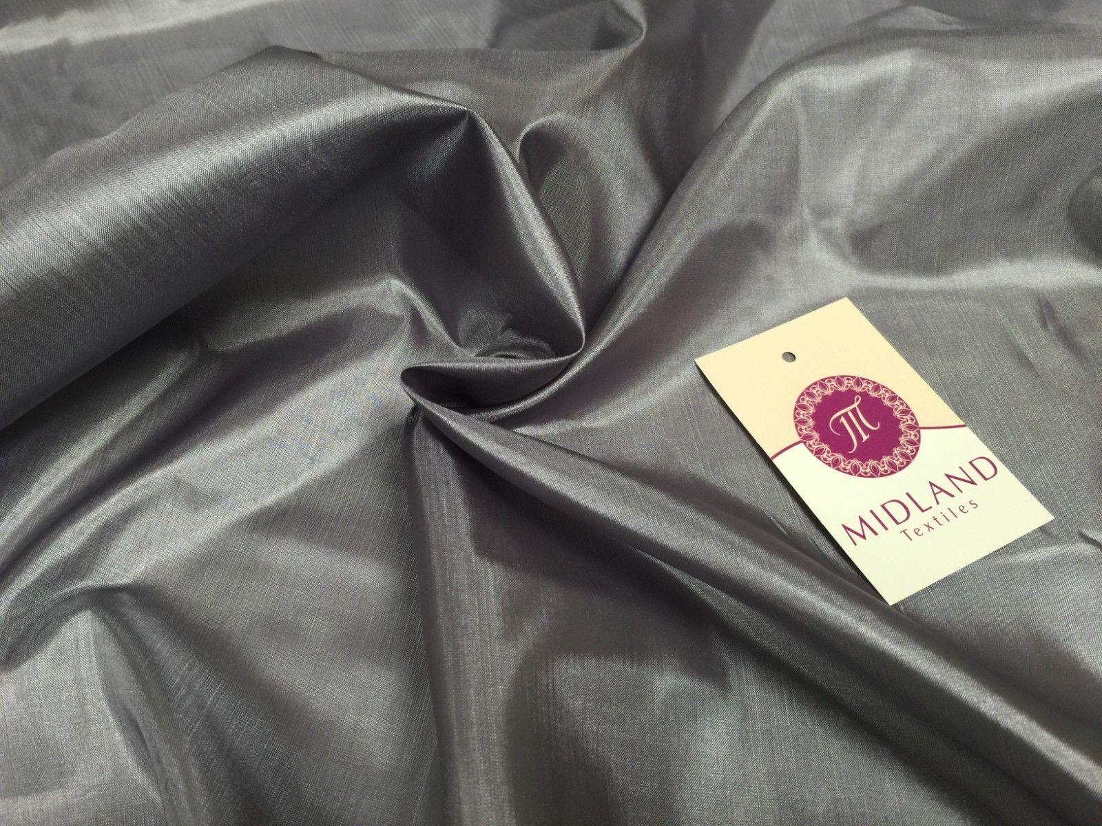 Silky Habutae Habotai 100% Polyester Lining Non-Stretch Fabric M500 Mtex