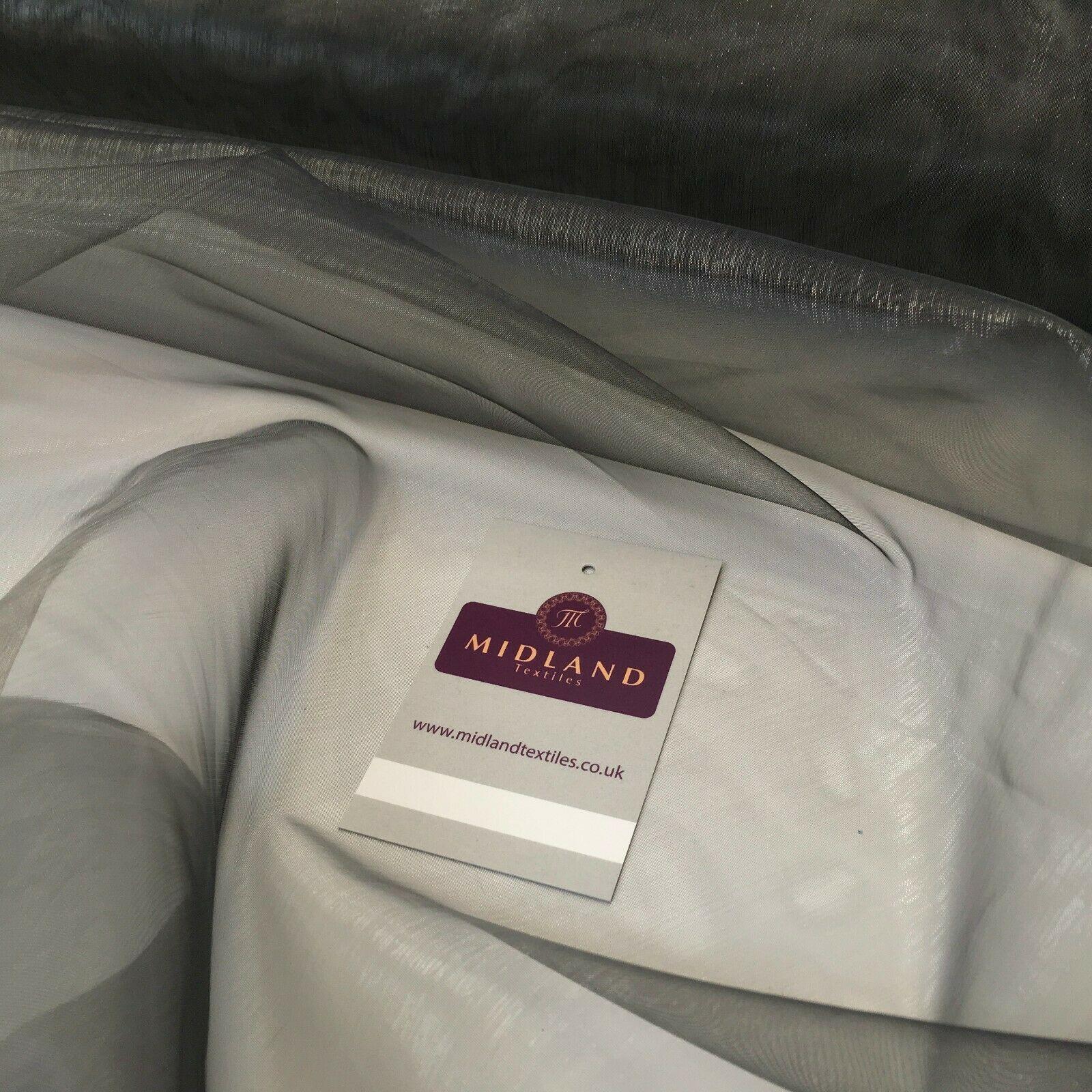 Two Toned Organza Voile Dressmaking Dance Craft Fabric 150cm Wide MK1085