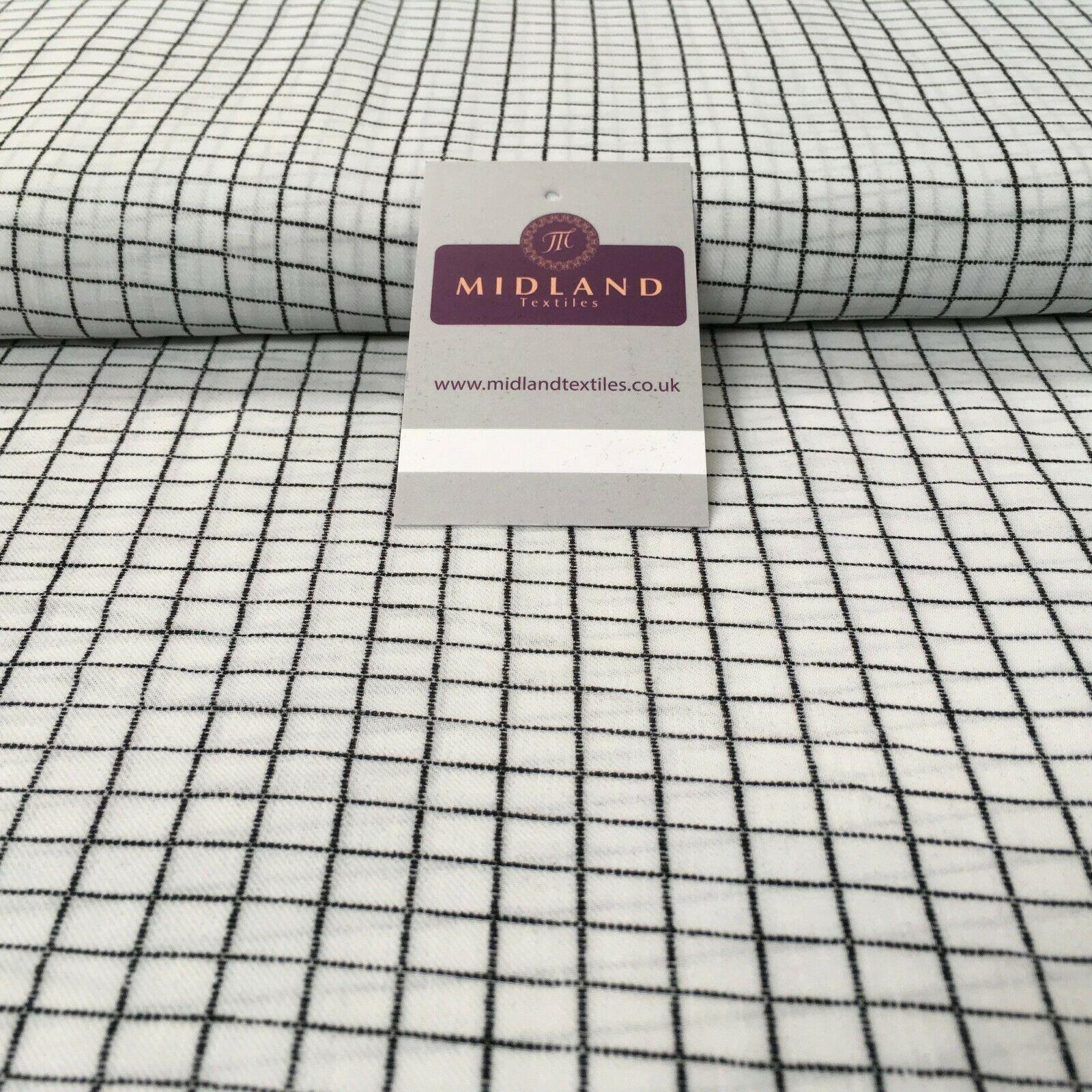 Ivory Square Georgette crepe Linen effect dress Fabric 150cm wide MK1095-27