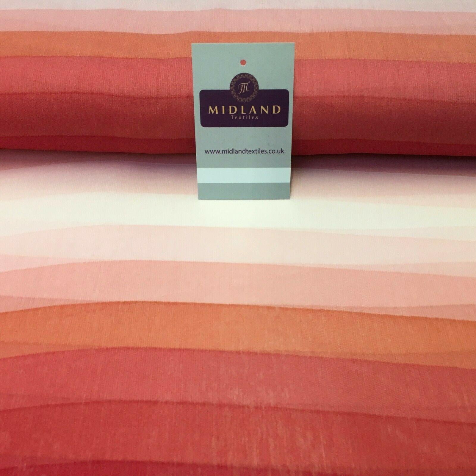 Watermelon striped printed Crinkle Georgette Chiffon fabric 150cm MK1090-17