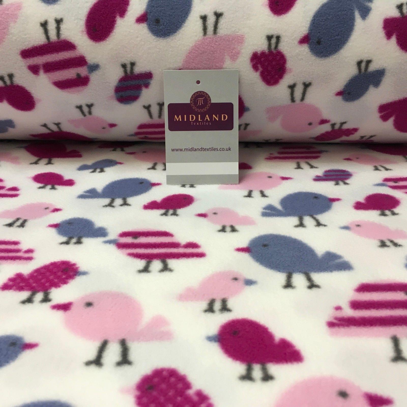 New Anti pil polar Printed fleece ideal for throws150cm wide M672 Mtex