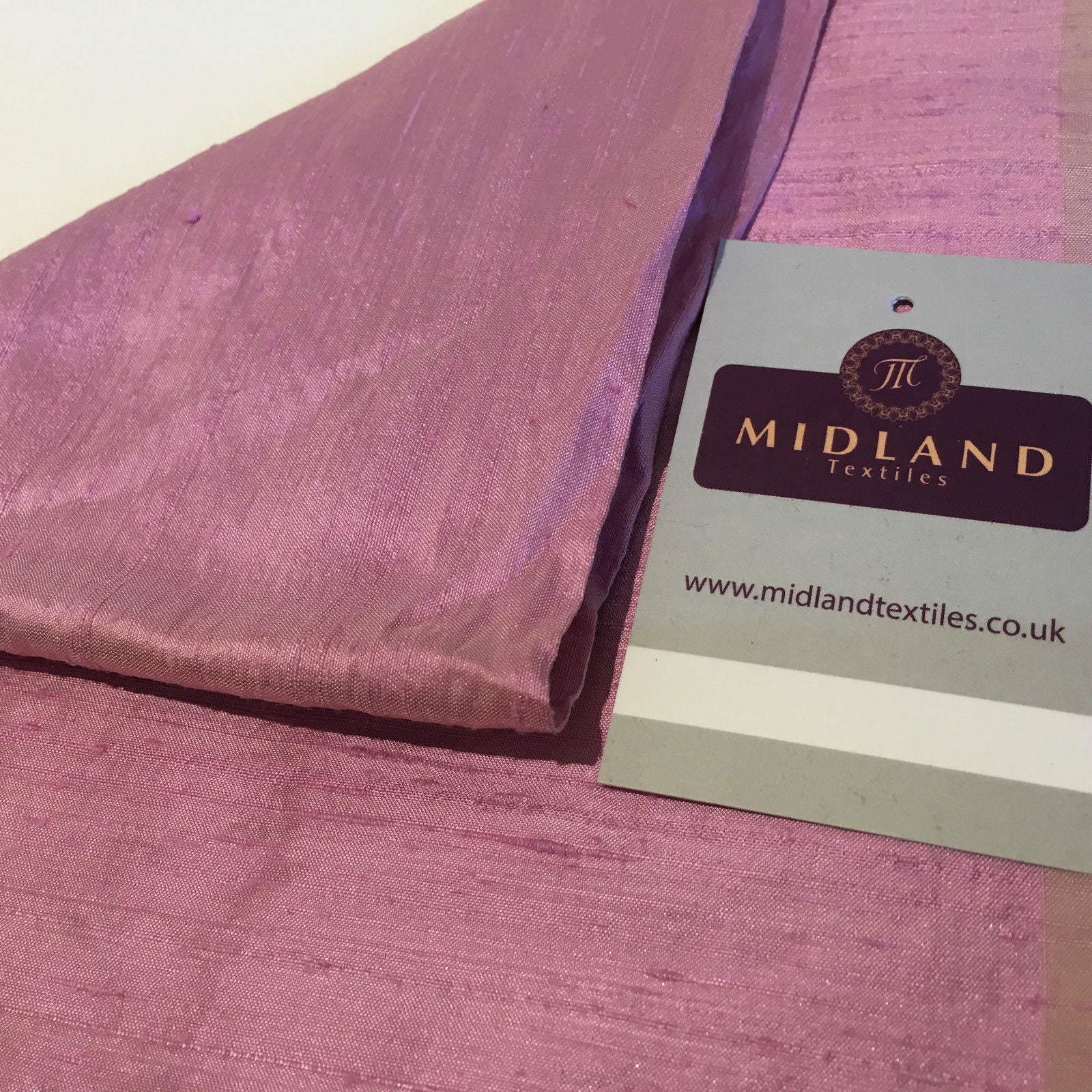Pure 100% Silk Handloom Dupion Fabric 44" Wide Sold By Half Metre M685 61-97