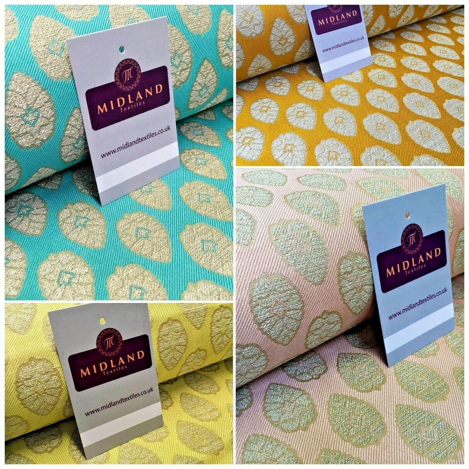 Indian Ornate Banarsi Brocade ideal for waistcoat fabric 120cm Wide MA1102 Mtex