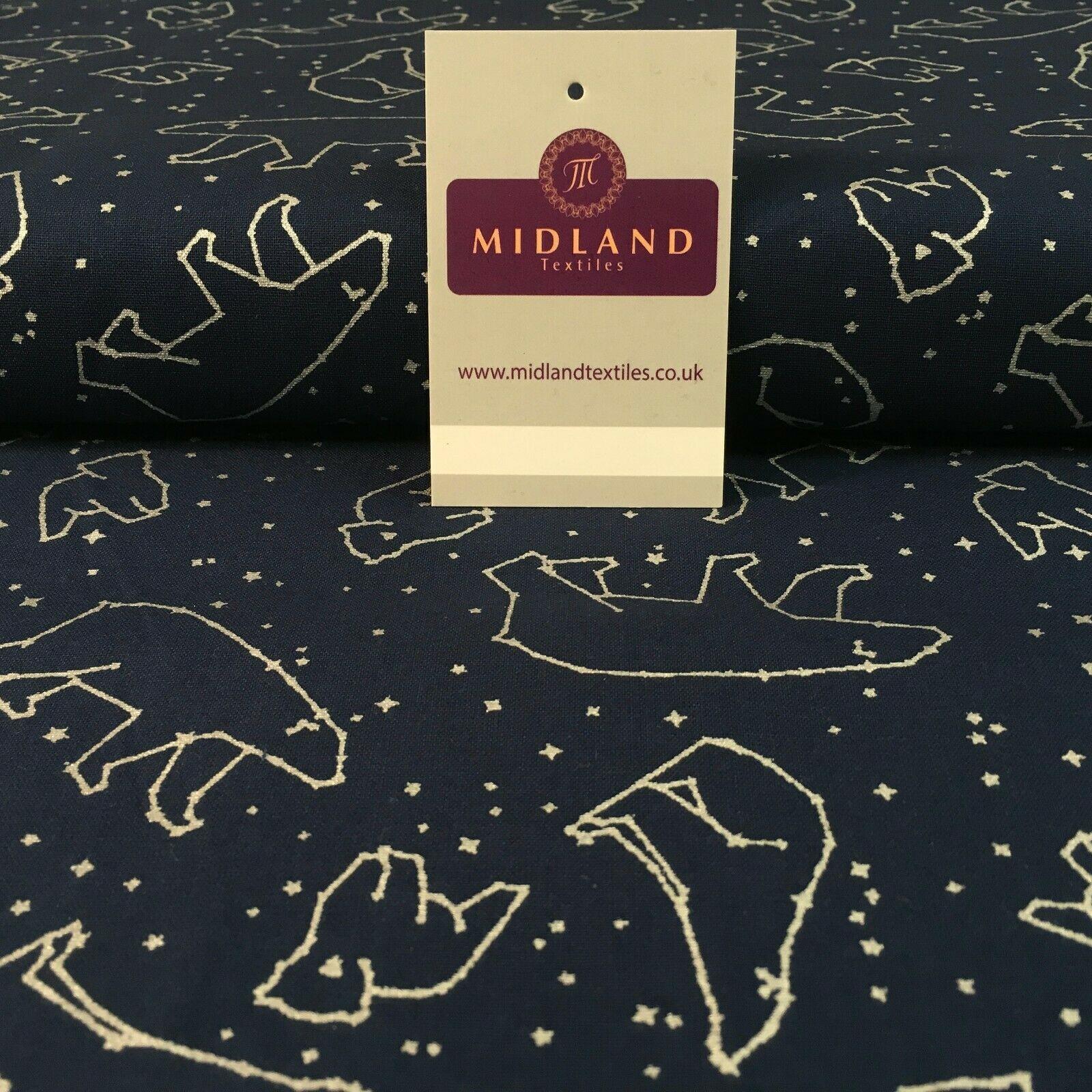 Polar consolation Cotton Christmas Printed fabric 110cm Wide MD1157 Mtex