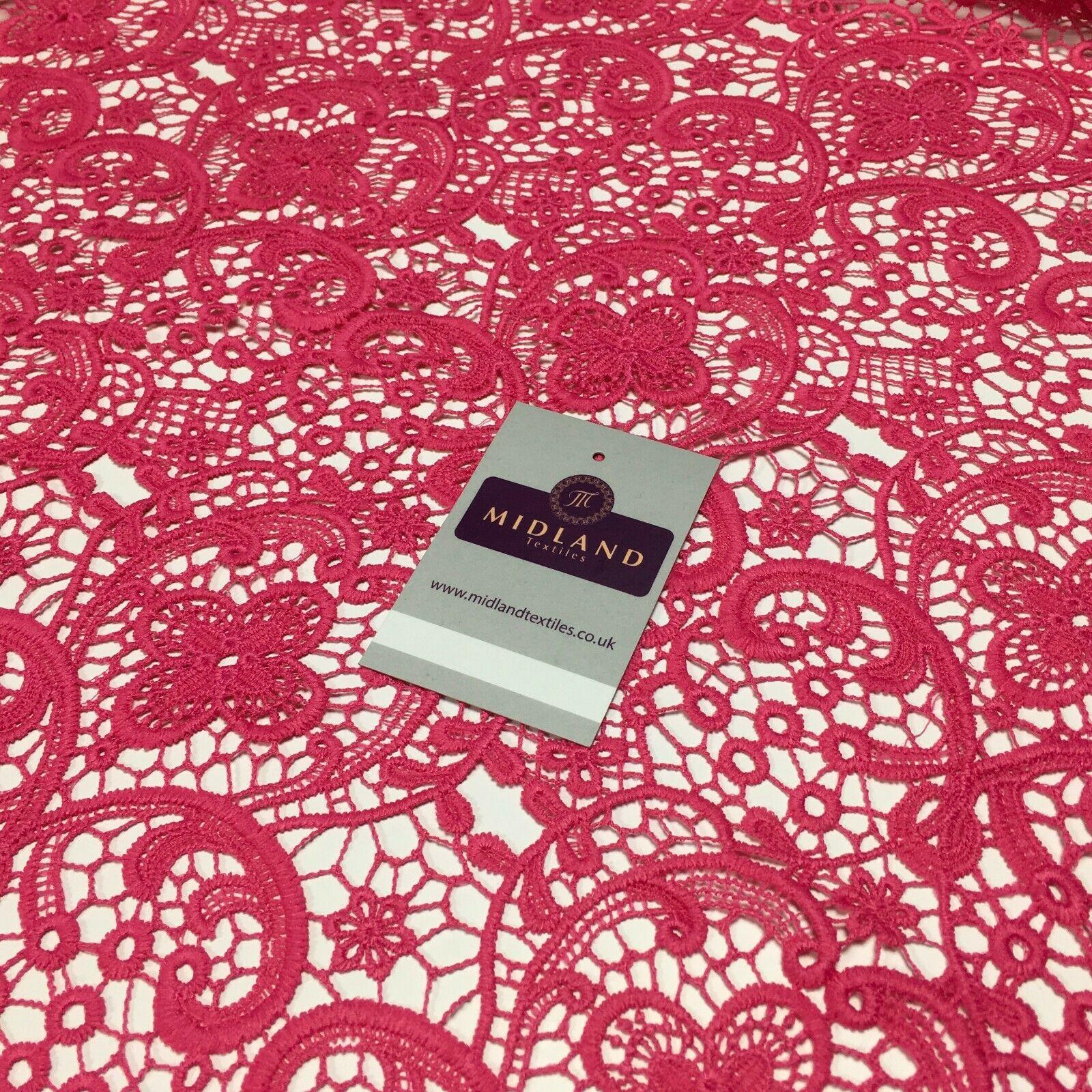 Lace Border Chemical Lace Dress Fabric 110cm Wide M1138 Mtex