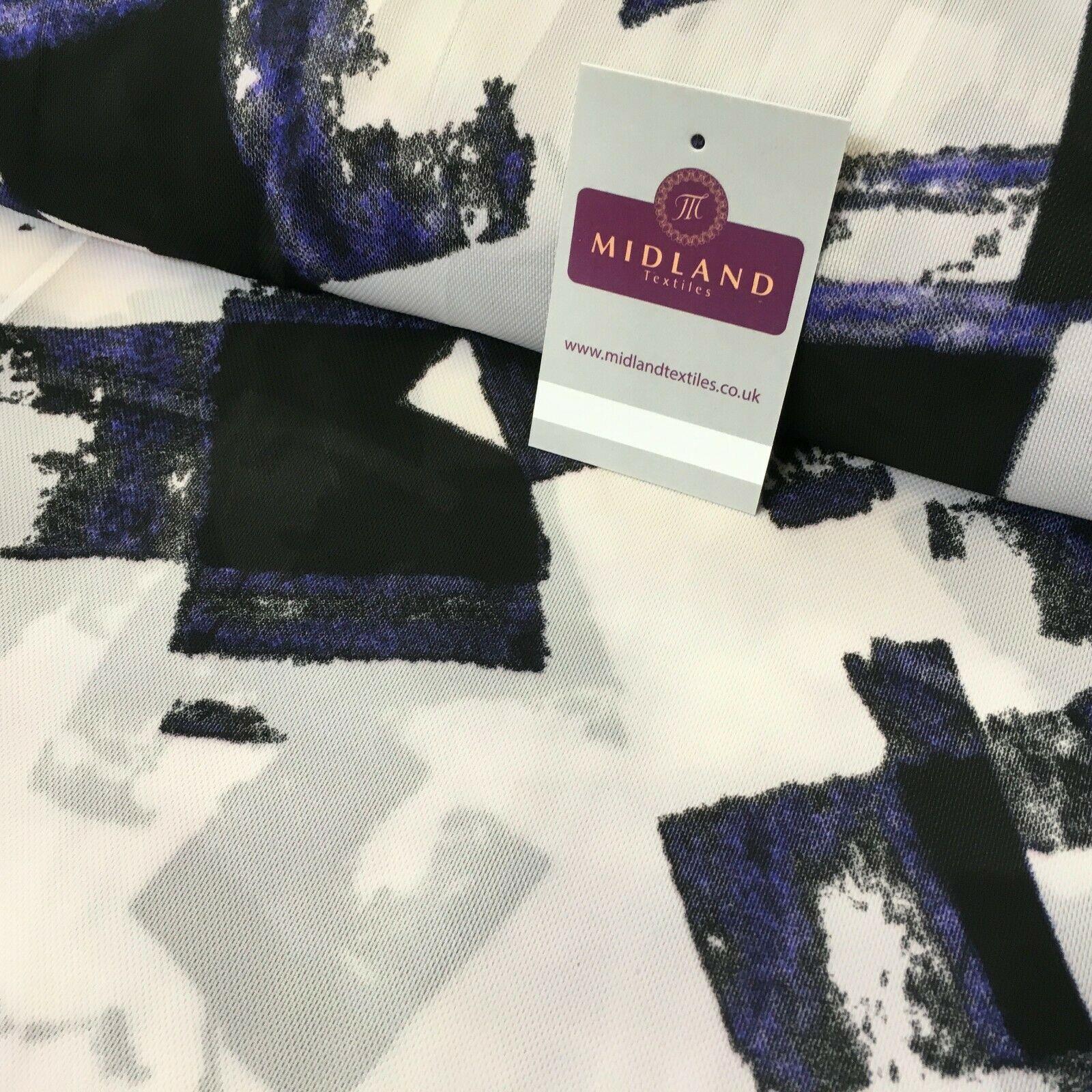 Purple Abstract soft Georgette twist voile Dress Fabric 147cm MK1185-11