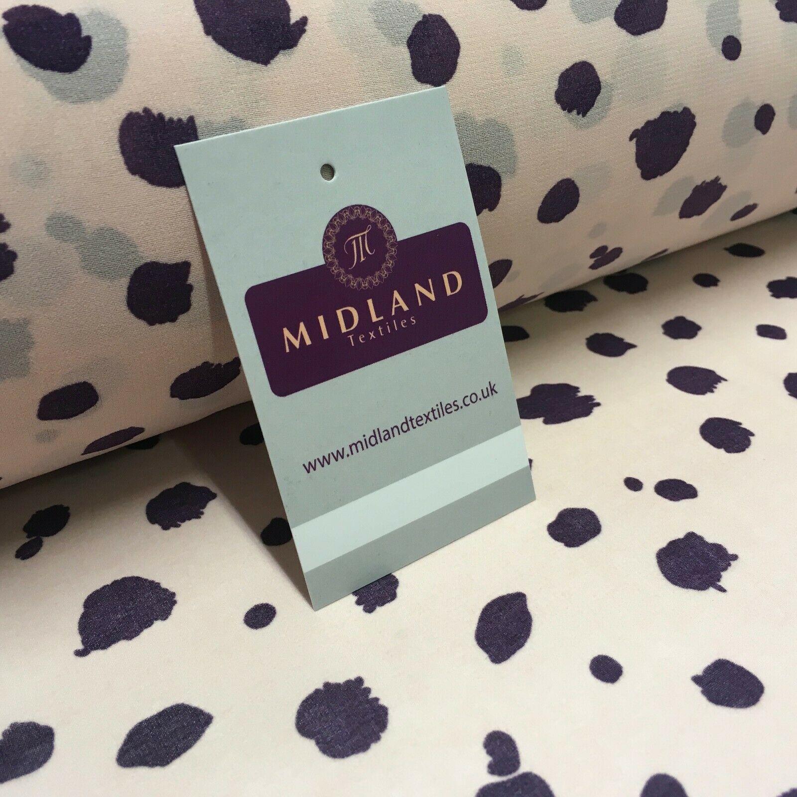 Pink Peach Printed Crepe chiffon Dress Fabric 150 cm Wide MK1190-12 Mtex