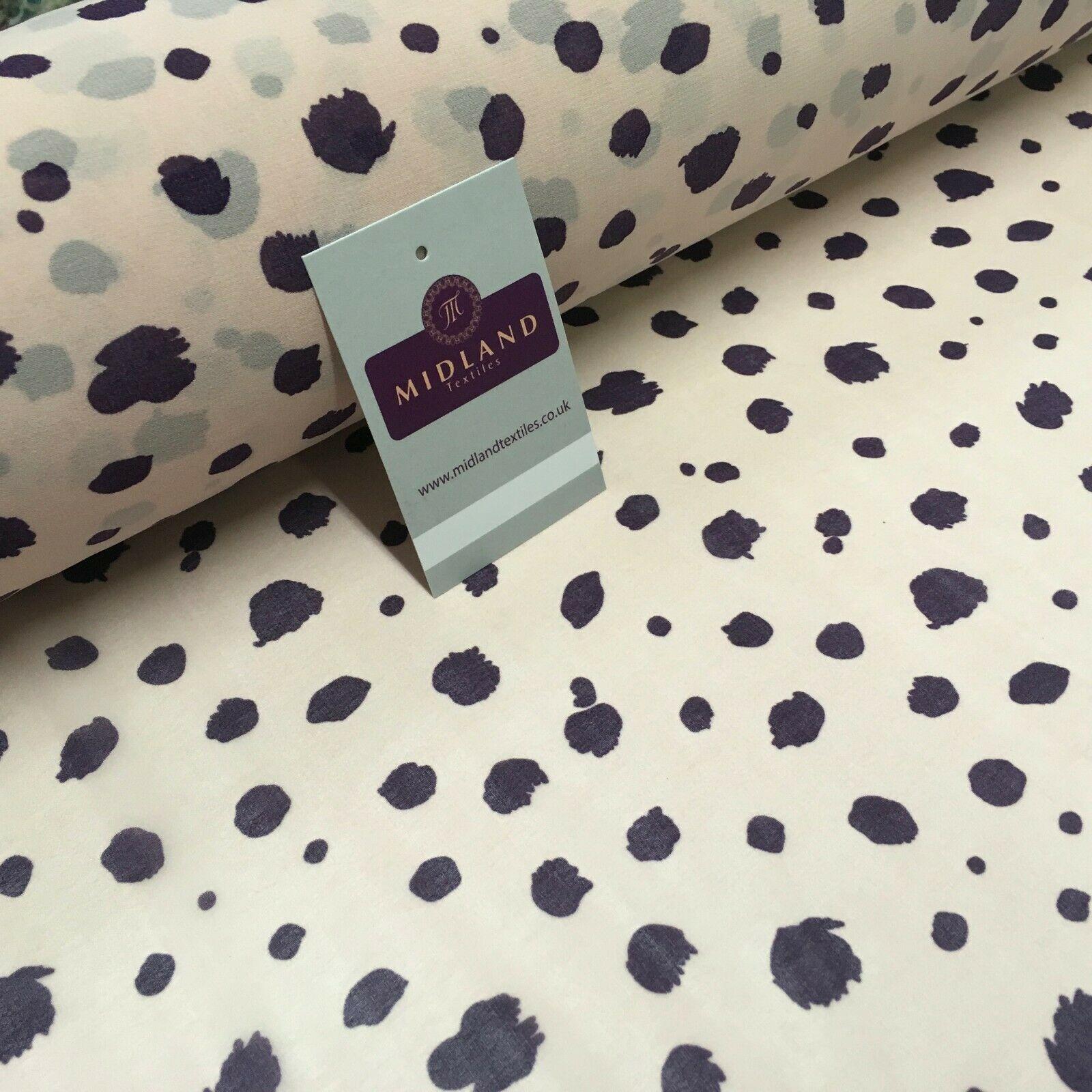 Pink Peach Printed Crepe chiffon Dress Fabric 150 cm Wide MK1190-12 Mtex