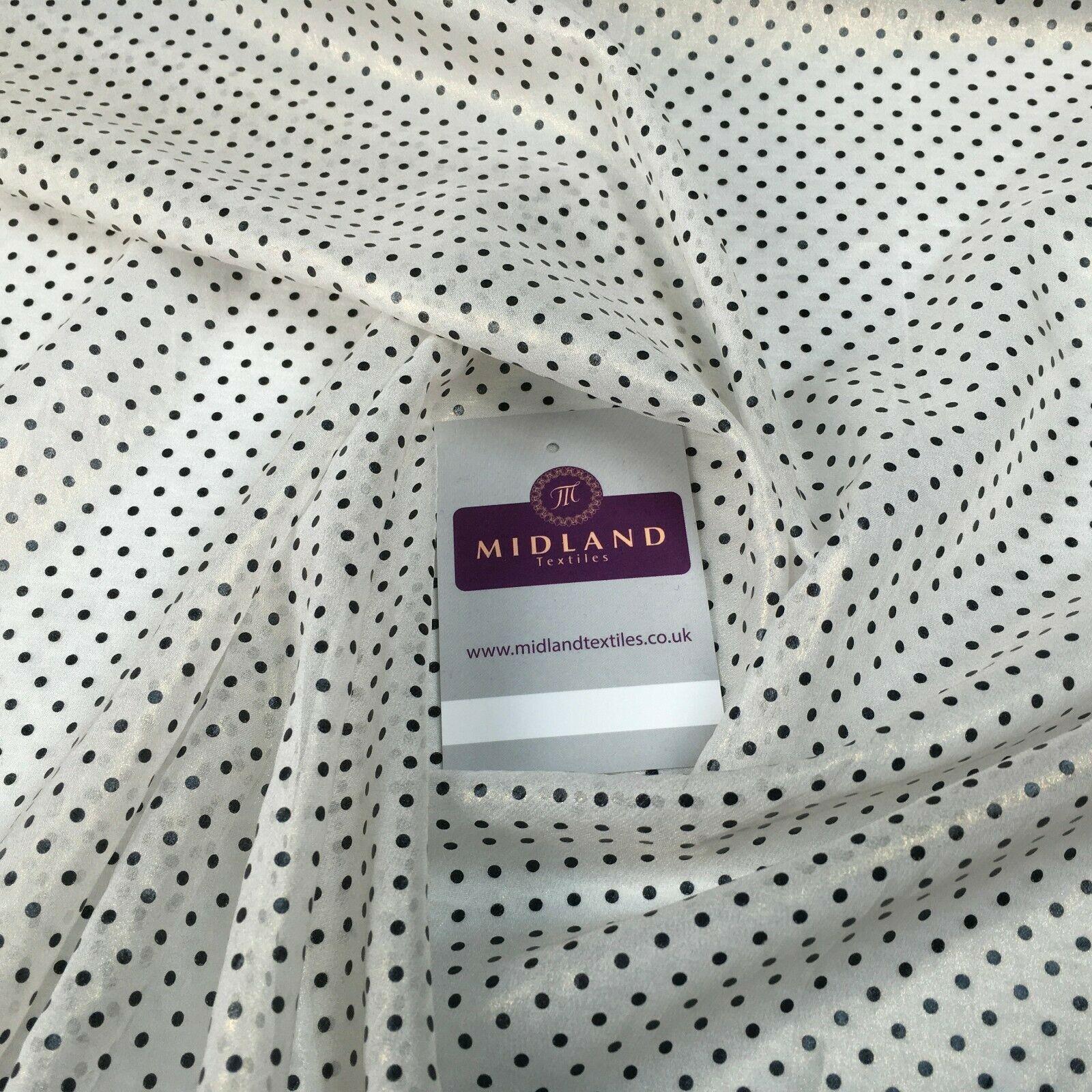 Ivory 2mm Gold Shimmer Foil Polka dot Fabric 150 cm M145-80 Mtex