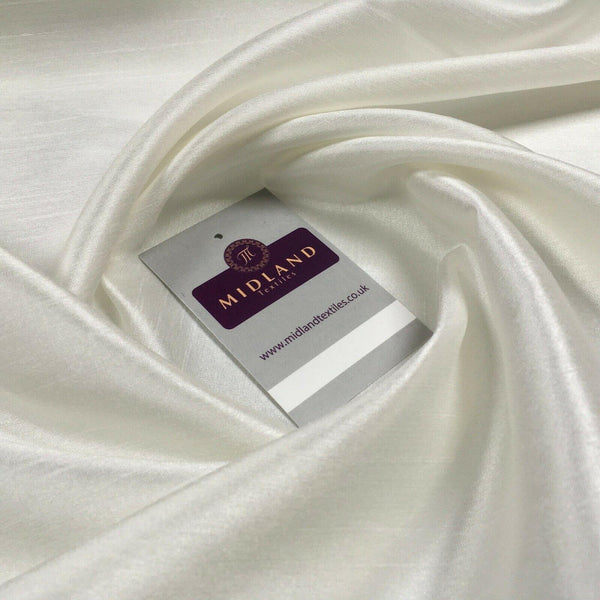 Plain Shantung Satin Backed Dupion Faux Silk Dress Fabric 147 cm MD129 ...