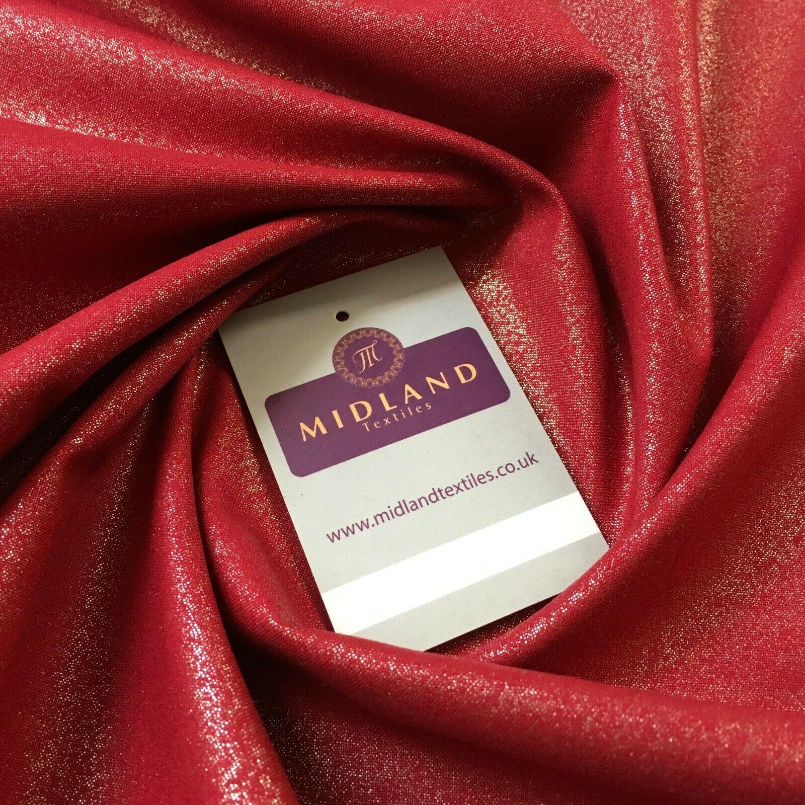 Silver Shimmer Foil on Berry colour Craft 100% Cotton 110cm MK1332