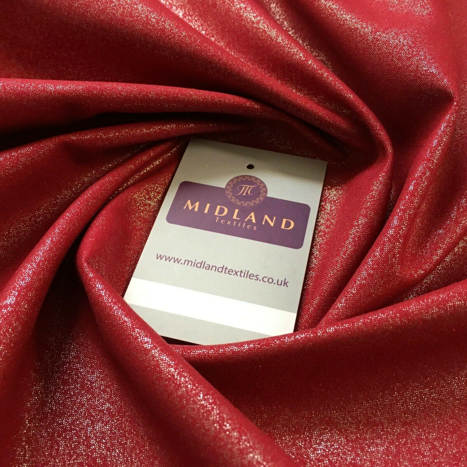 Silver Shimmer Foil on Berry colour Craft 100% Cotton 110cm MK1332