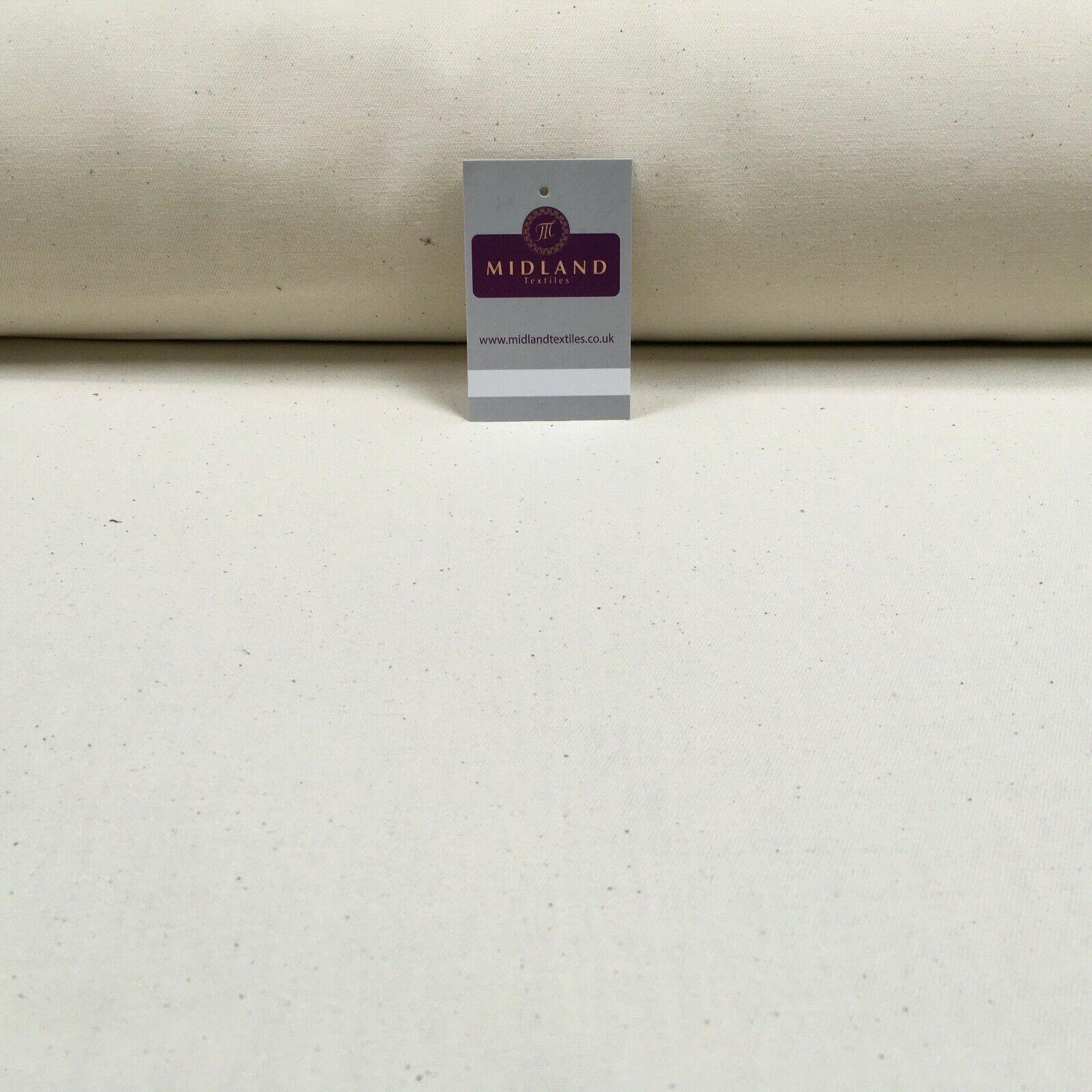 Natural Bull Denim Loomstate Heavy Calico Fabric 150cm Wide MS1353