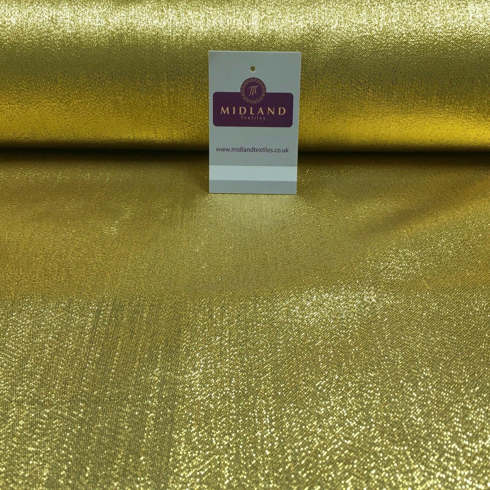 Metallic Shiny Tissue Lame Craft and Dress Fabric 55" wide M101 Mtex