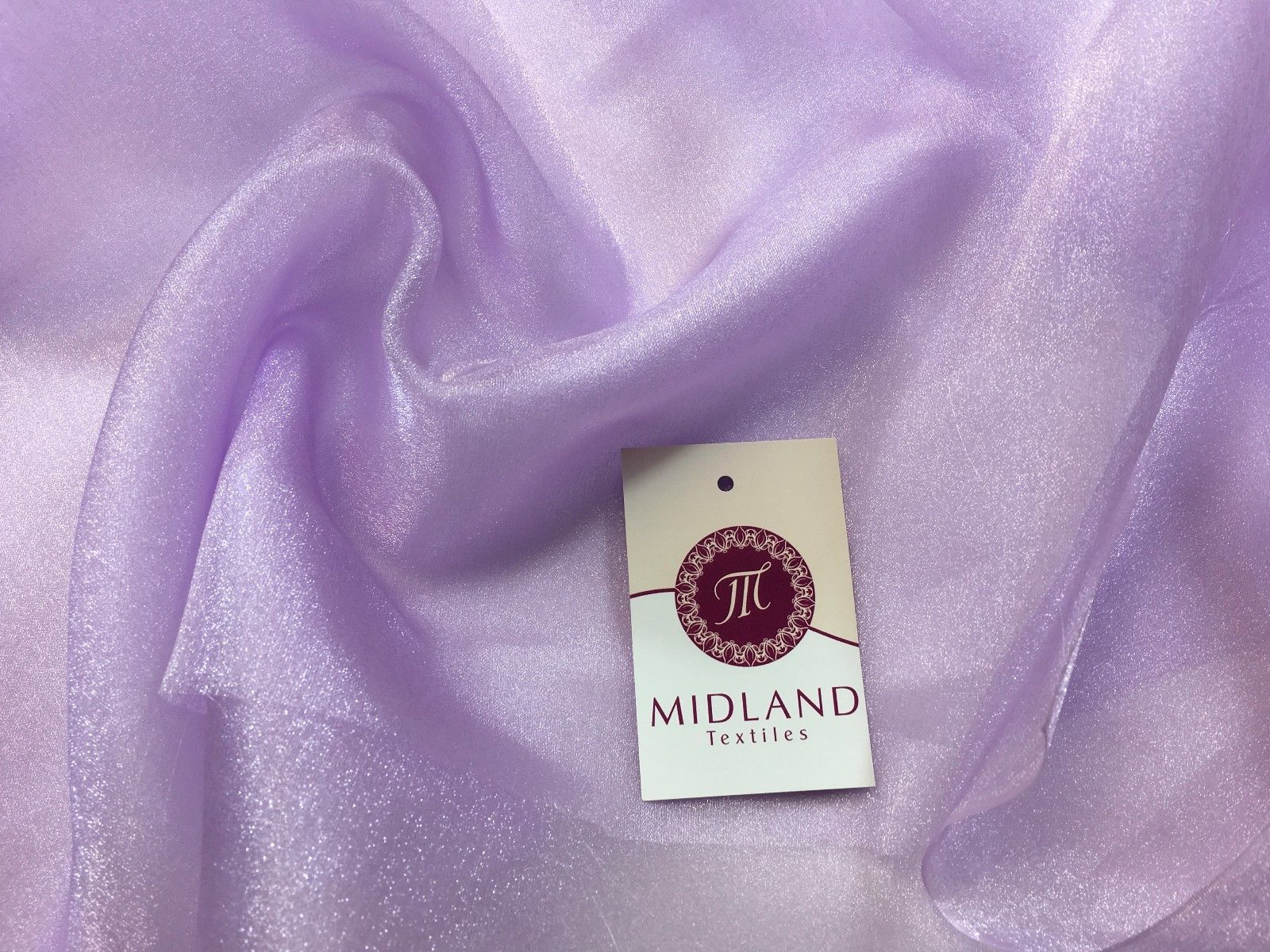 CRYSTAL ORGANZA WEDDING BRIDAL DANCE VEIL DRESS FABRIC MATERIAL 45' WIDE M111