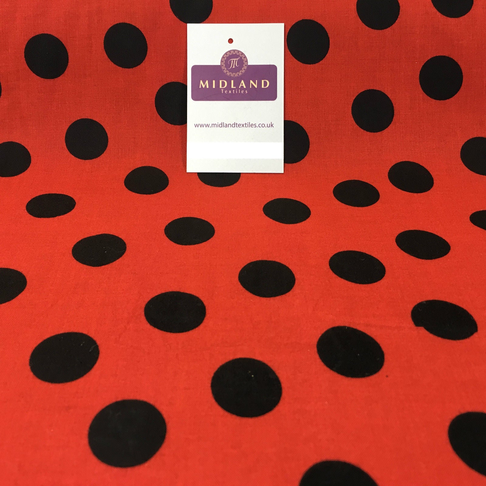 Polka Dot Spot 100% Cotton Fabric 58" sold by Metre Mtex M144