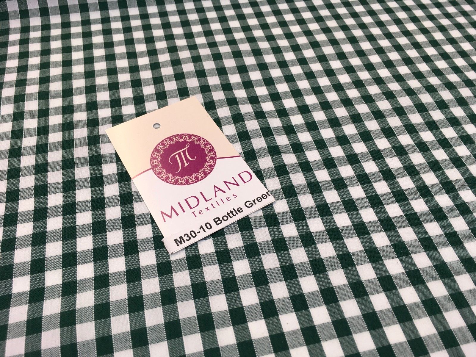 Timeless 1/4 Inch Gingham Fabric Material for Clothing, Aprons, Tablecloths, School Decorations - 44' Wide - M30