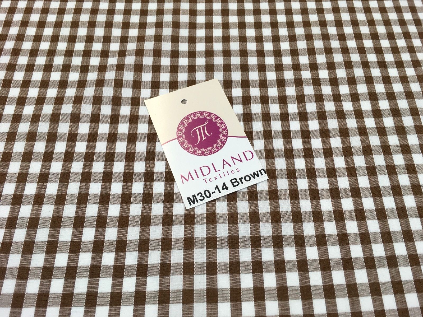 1/4 inch Gingham Fabric Material for clothing, aprons, tablecloth Schools 44"wide M30