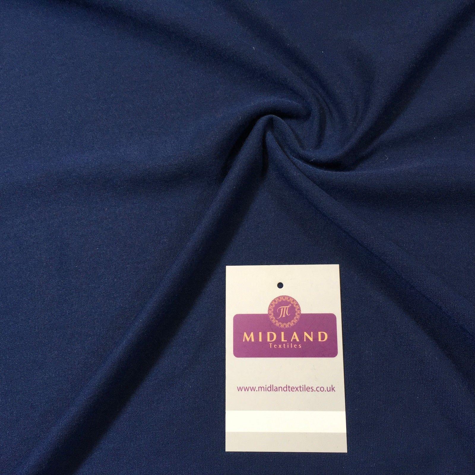 Navy blue soft knitted Dress Fabric 58" M720-46 Mtex