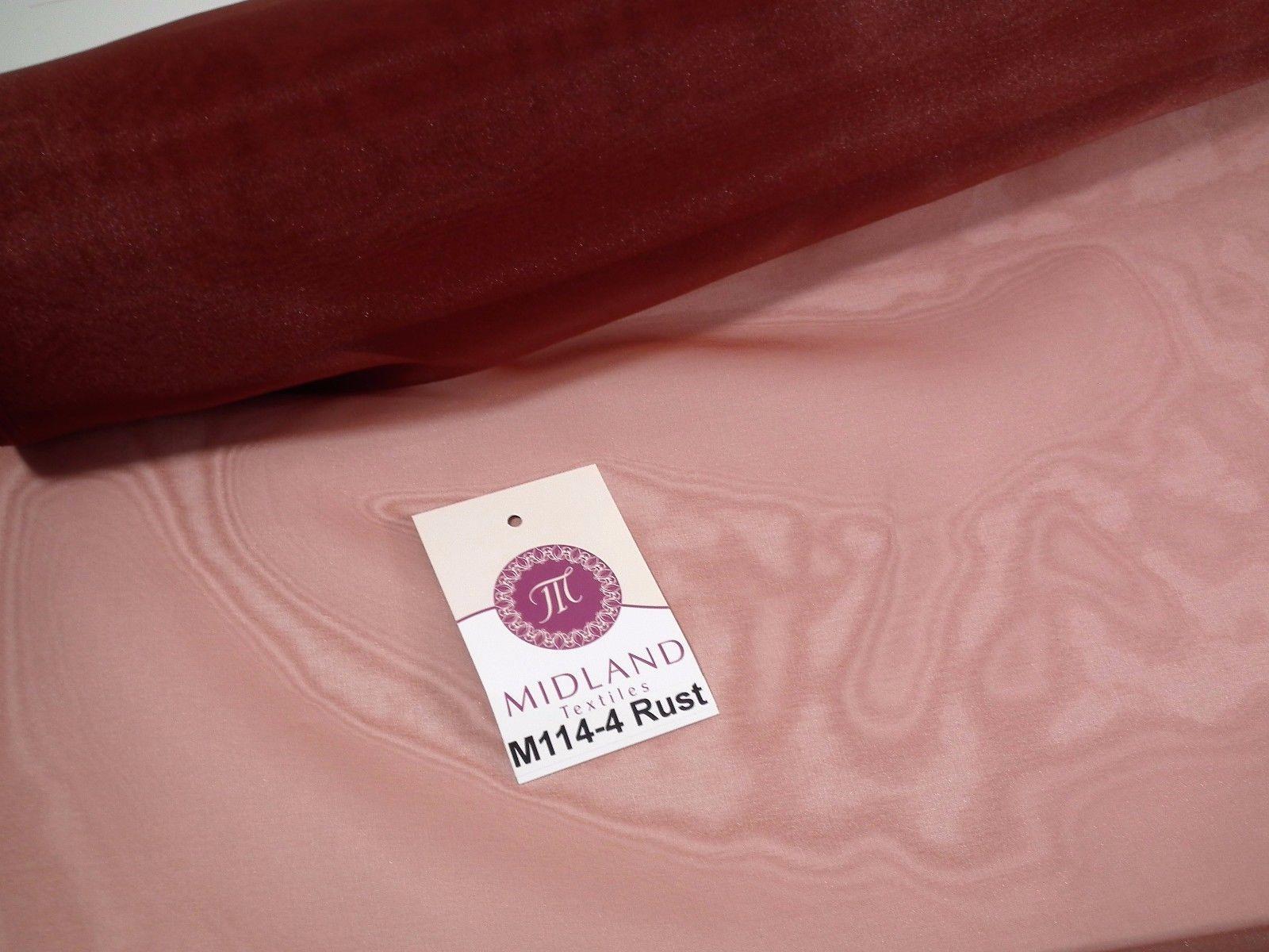 Organza Sheer Fabric Wedding Chair Sash Bows Table Runner 58' M114 Mtex