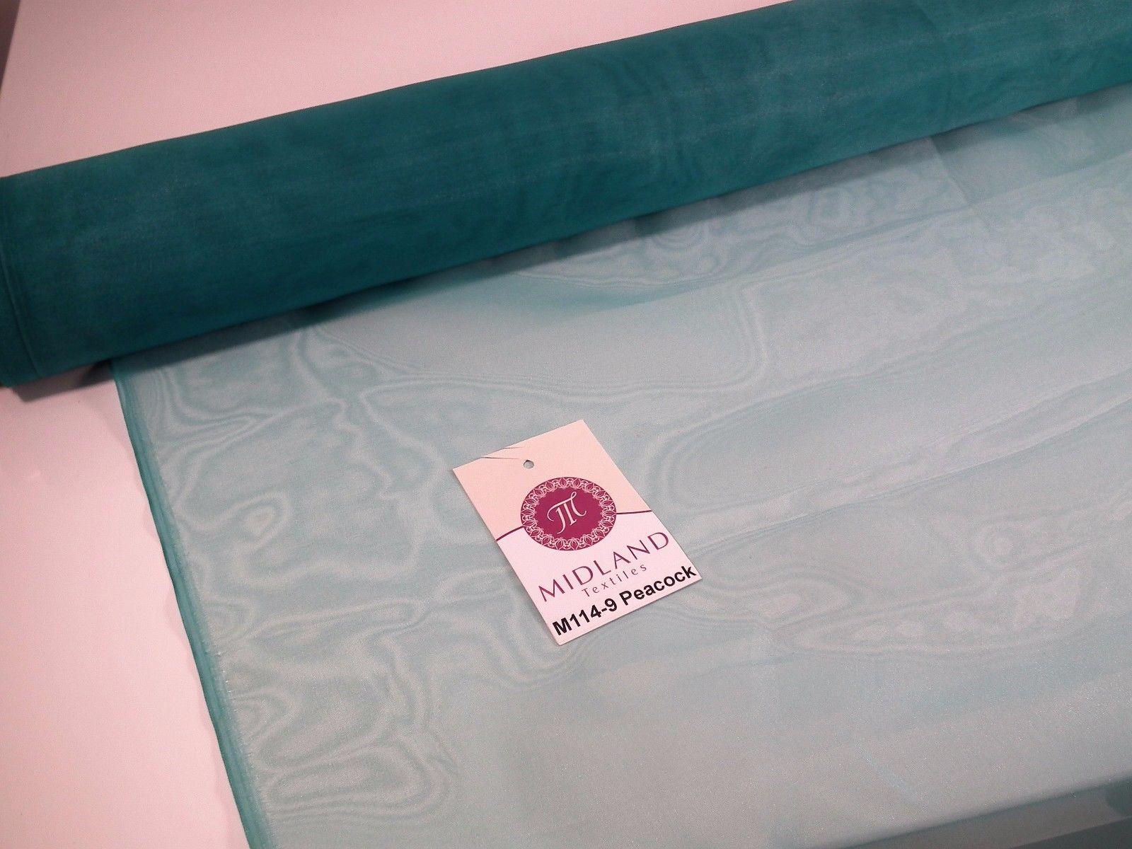 Organza Sheer Fabric Wedding Chair Sash Bows Table Runner 58' M114 Mtex