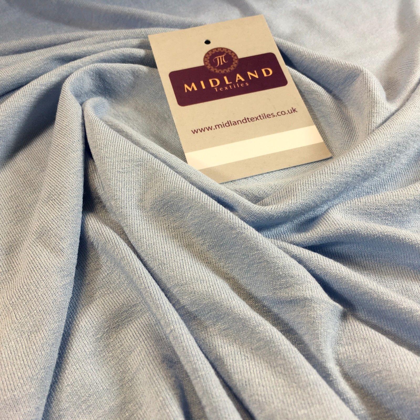 Pale Blue cotton jersey stretch dress fabric 58" M720-58 Mtex