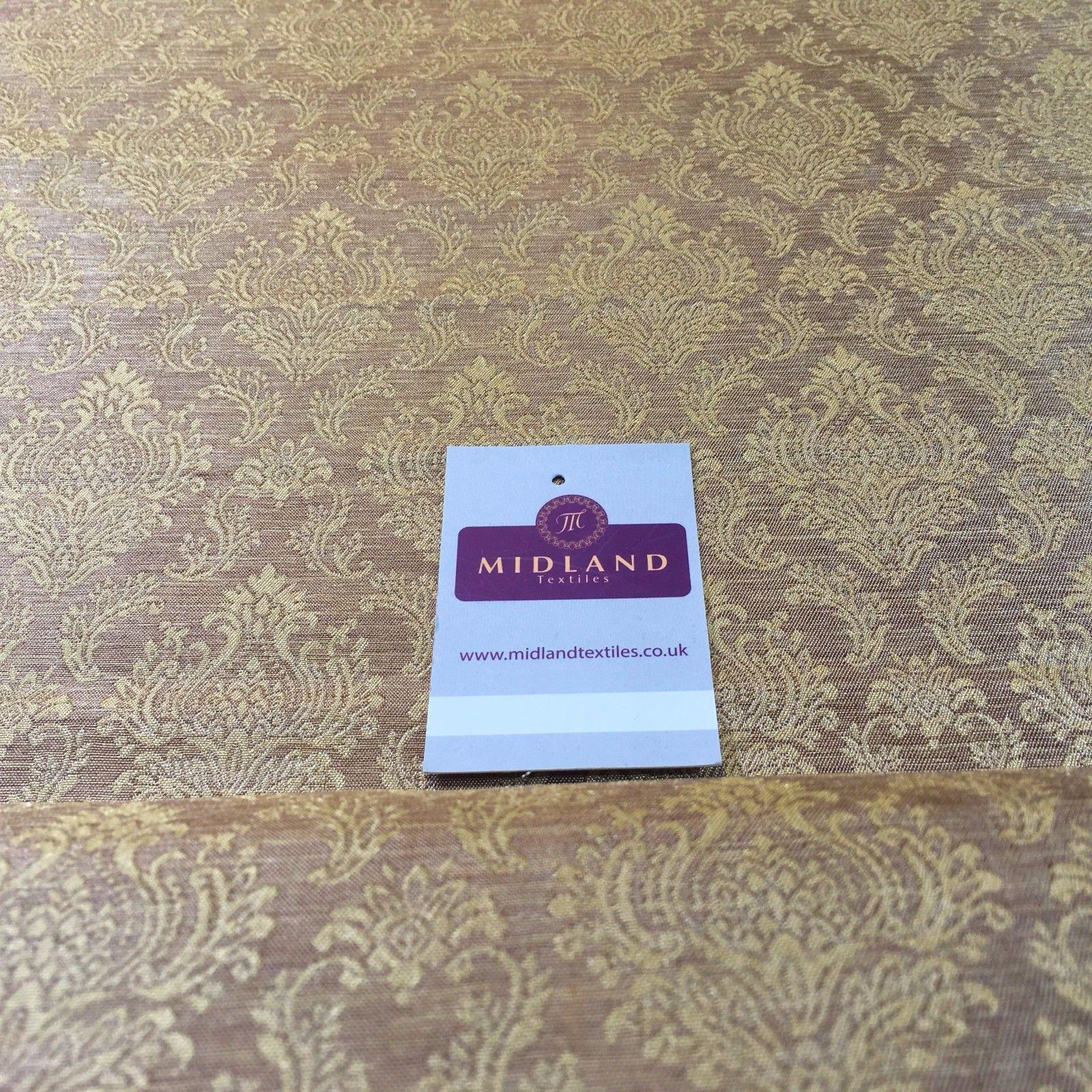 Ornate Ornamental Indian Pure Silk Banarsi waistcoat fabric 44' M790 Mtex