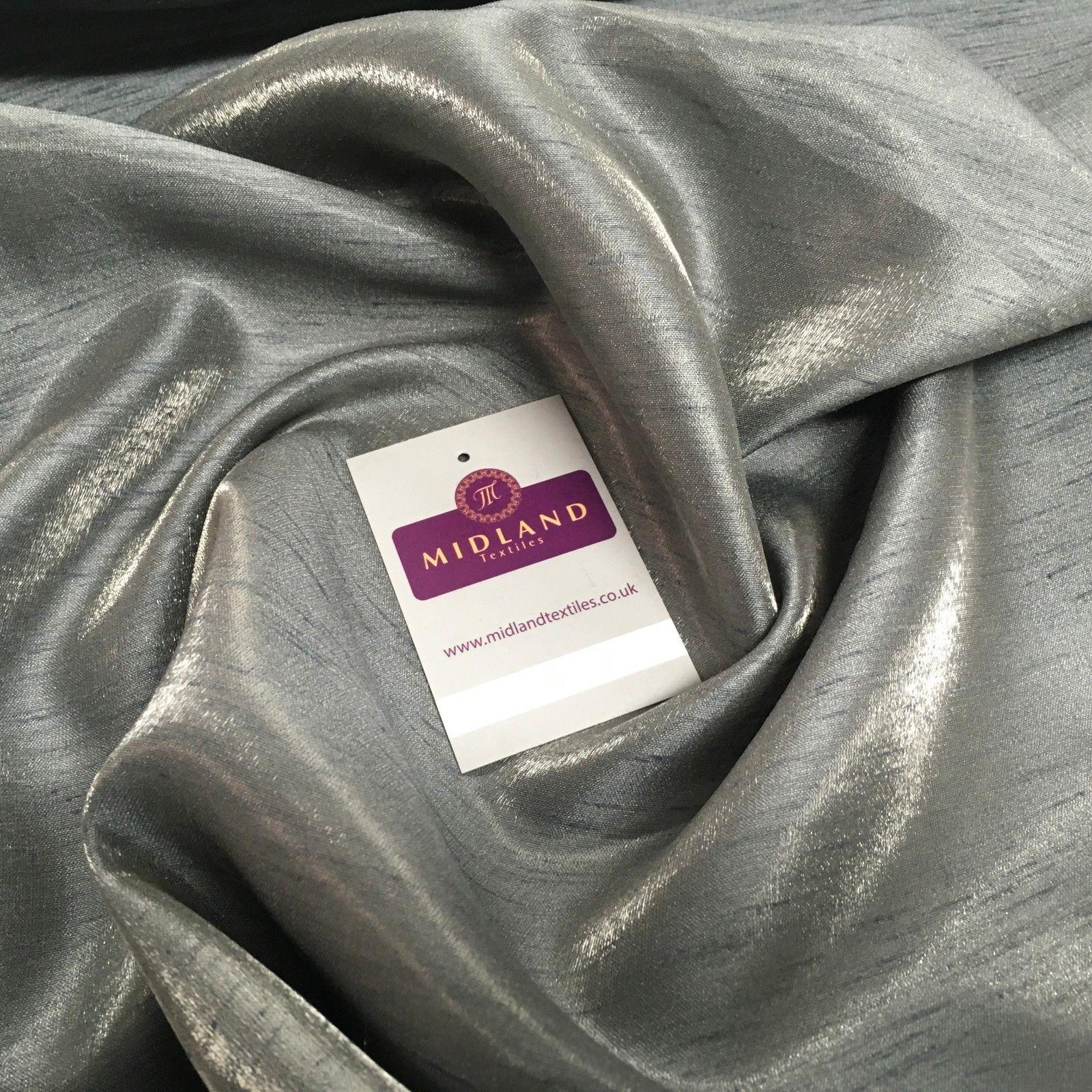 Shimmer Raw Faux Silk Dupion Dress Fabric 45"  Wide M805 Mtex