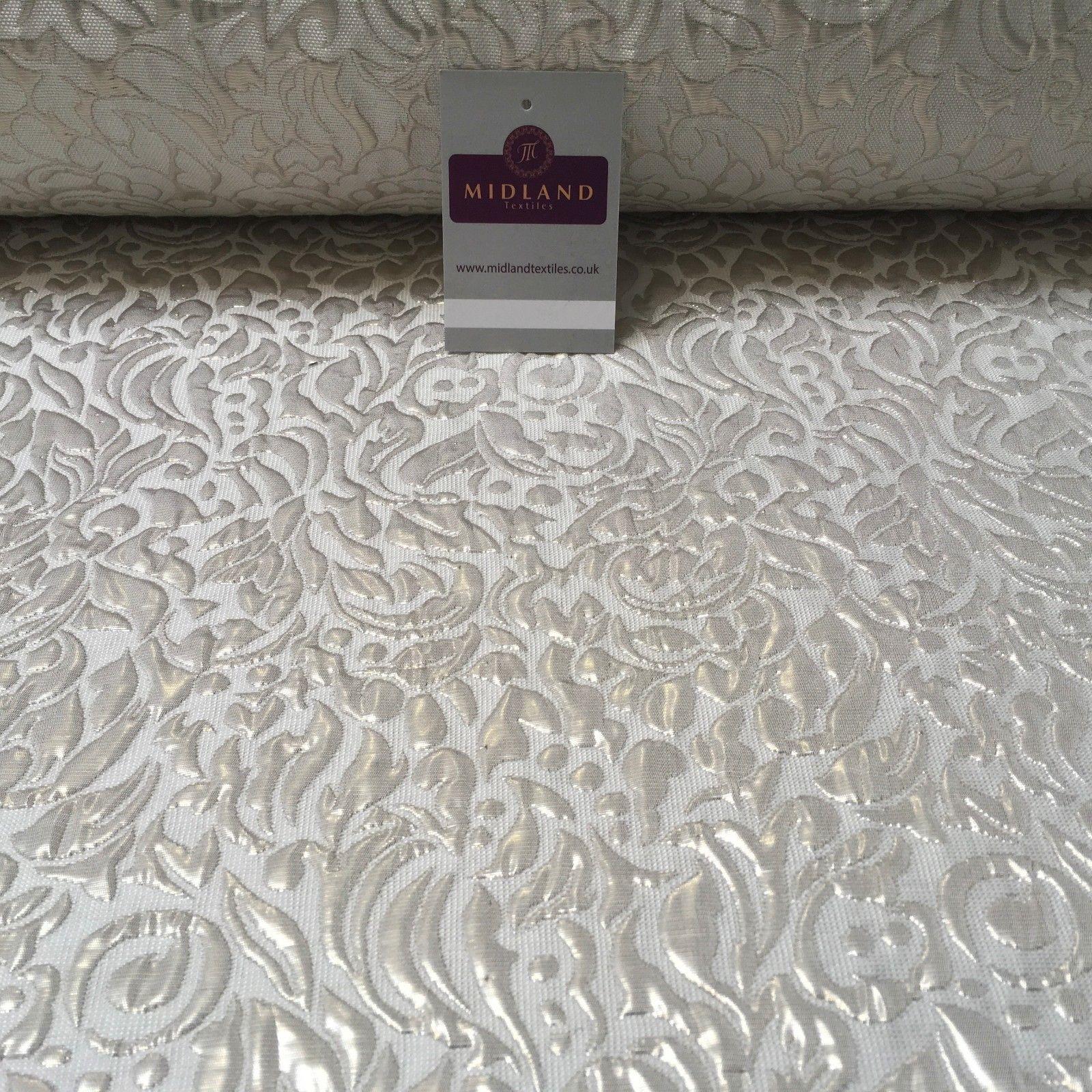 Moon drop Embossed Bridal Medium Weight  Dress Fabric 55' wide MQ837-1