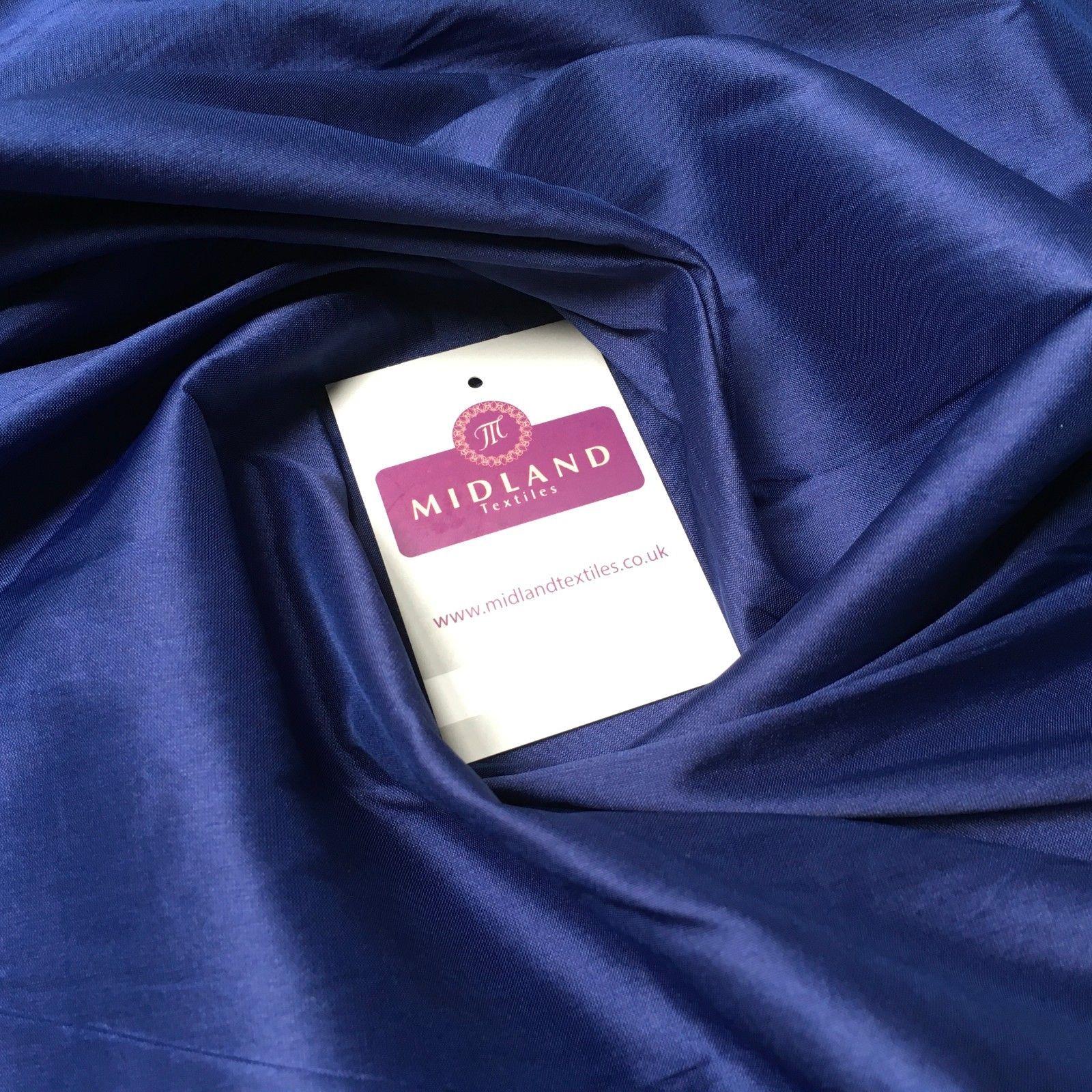 Plain Shantung Faux Raw Silk Dupion Fabric 58' Wide MA935 Mtex