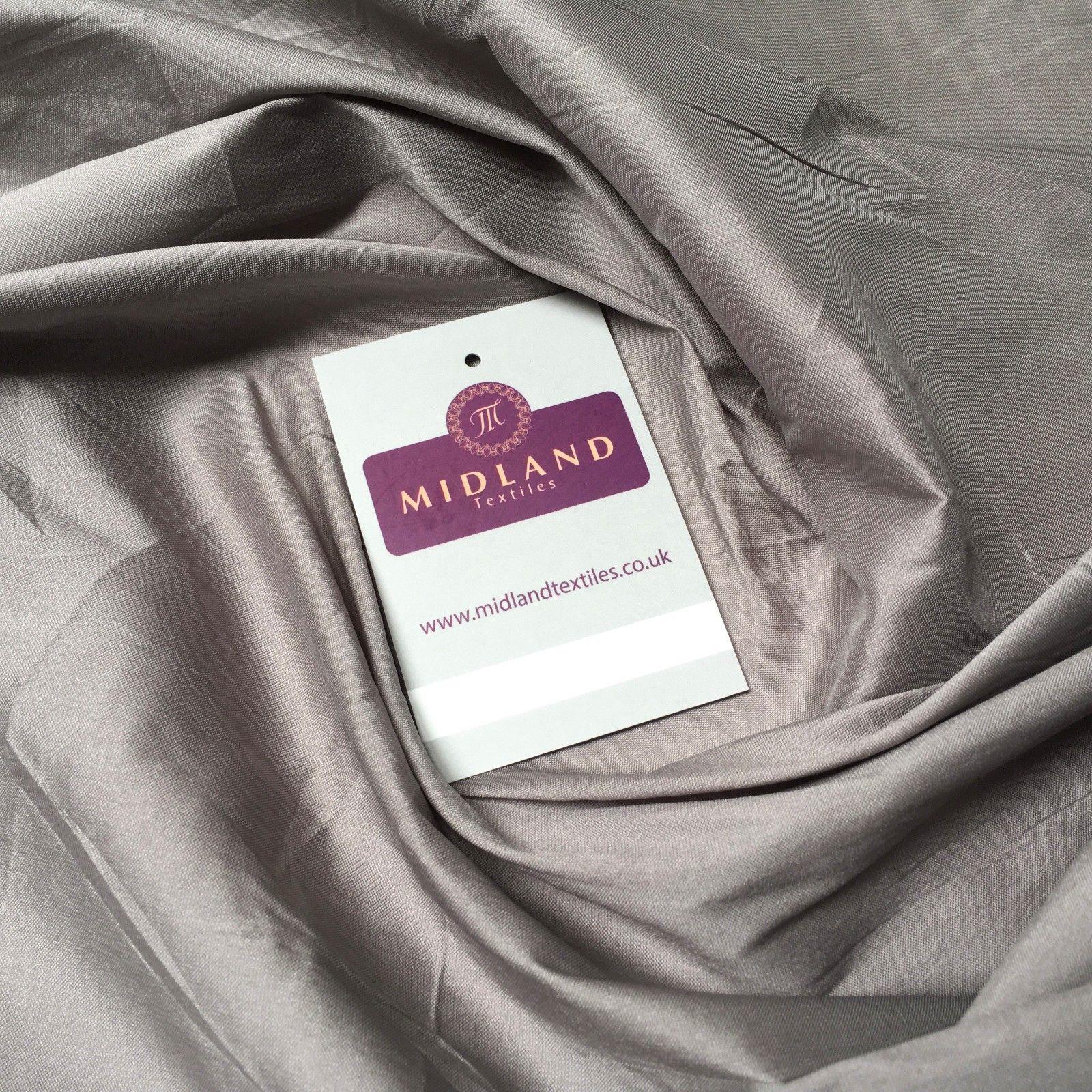 Plain Shantung Faux Raw Silk Dupion Fabric 58' Wide MA935 Mtex