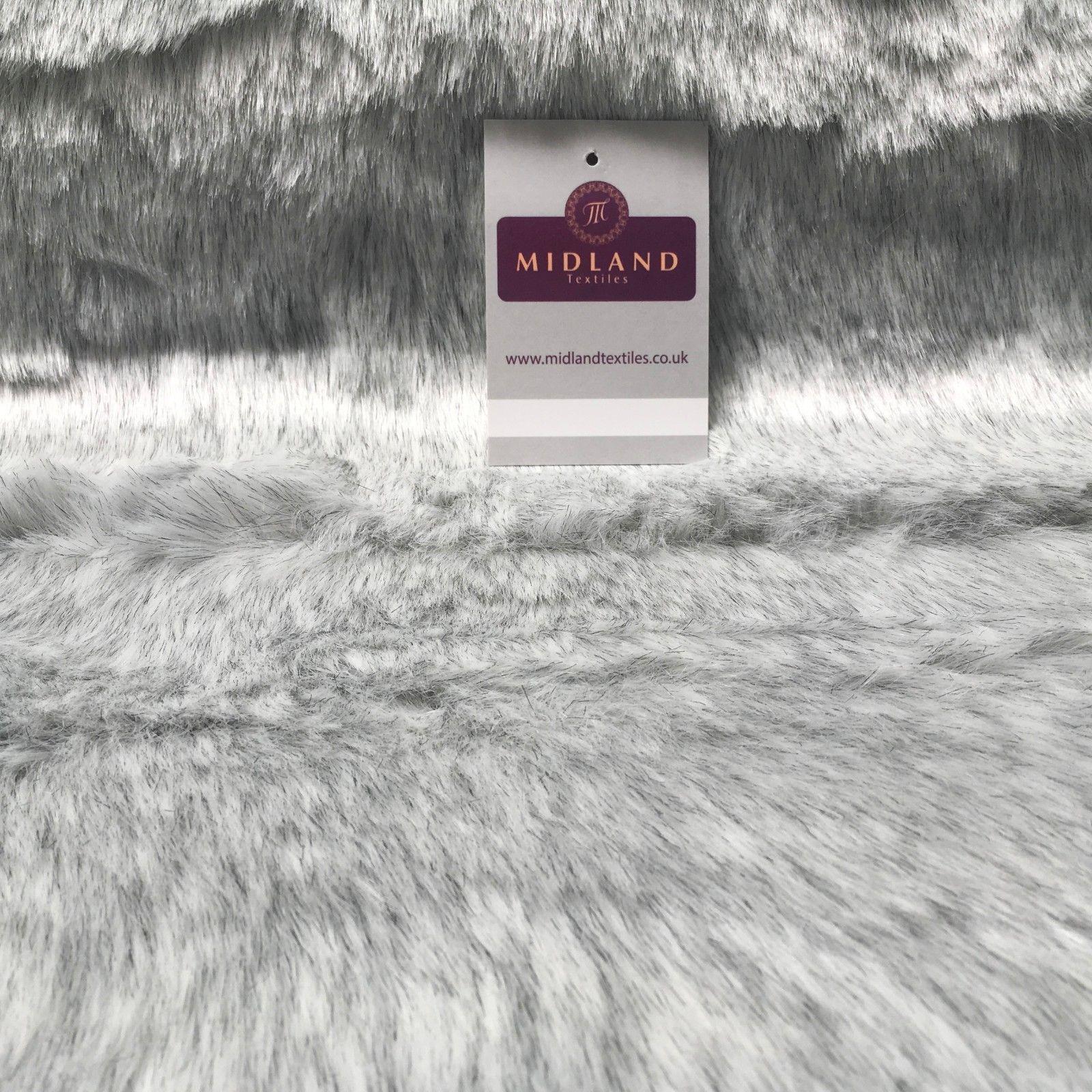 Luxury Animal & Plain Faux Fur 25mm soft Pile ideal for throws 58" Wide MT933